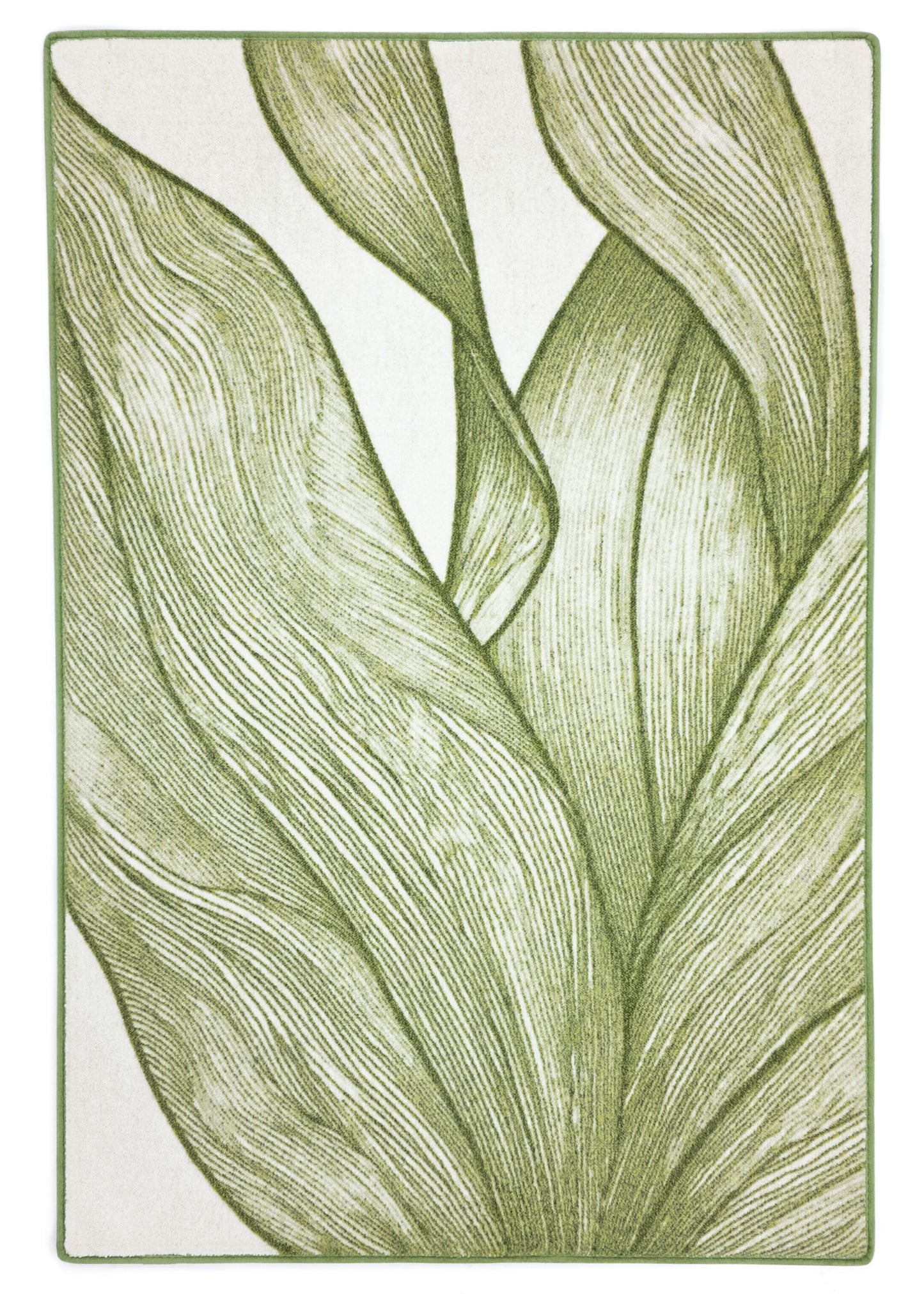 MOMO rugs x NOŪRA studios - Botanical Beige/green