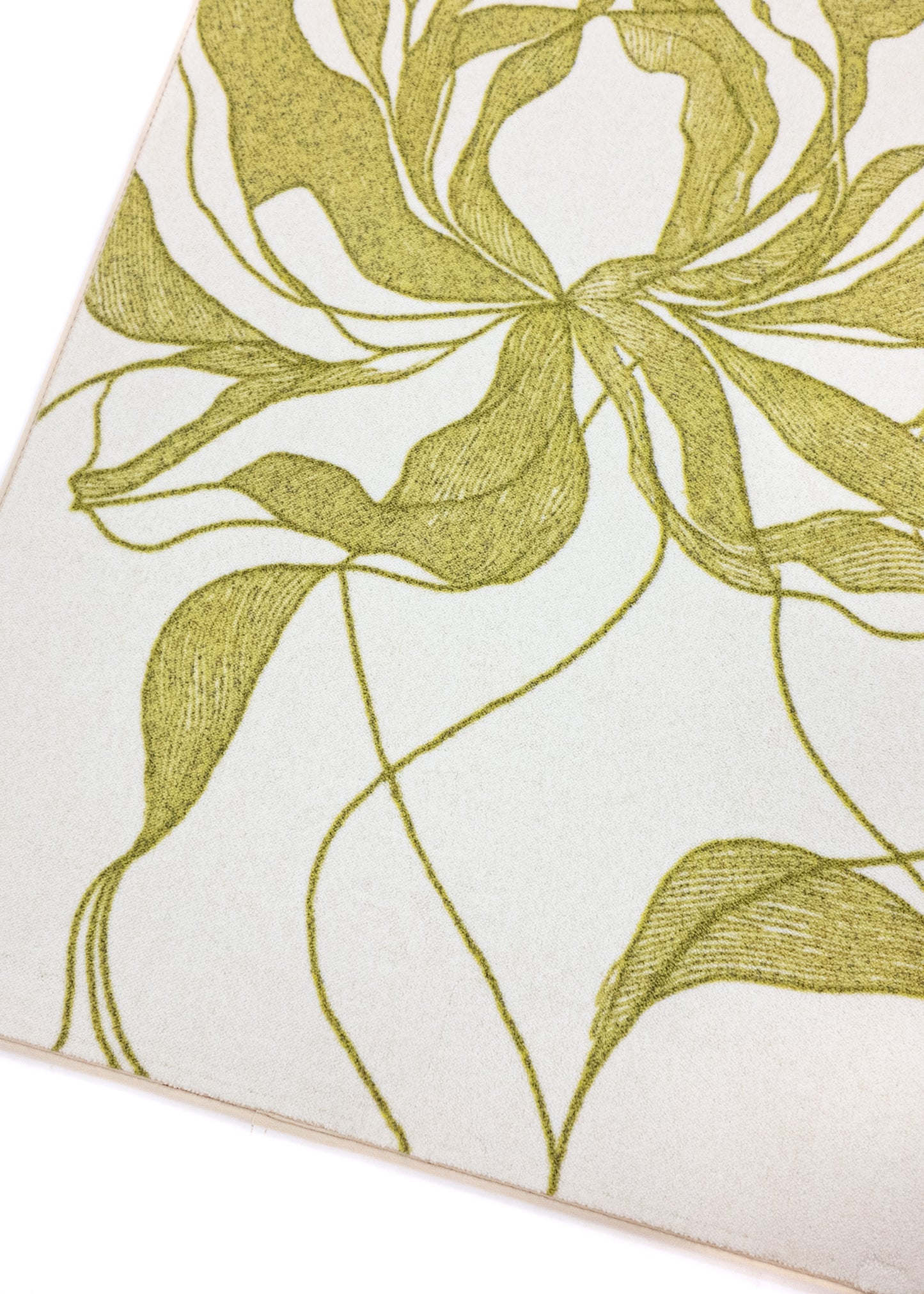 Rug MOMO rugs x NOŪRA studios - Bloom Beige/ olive