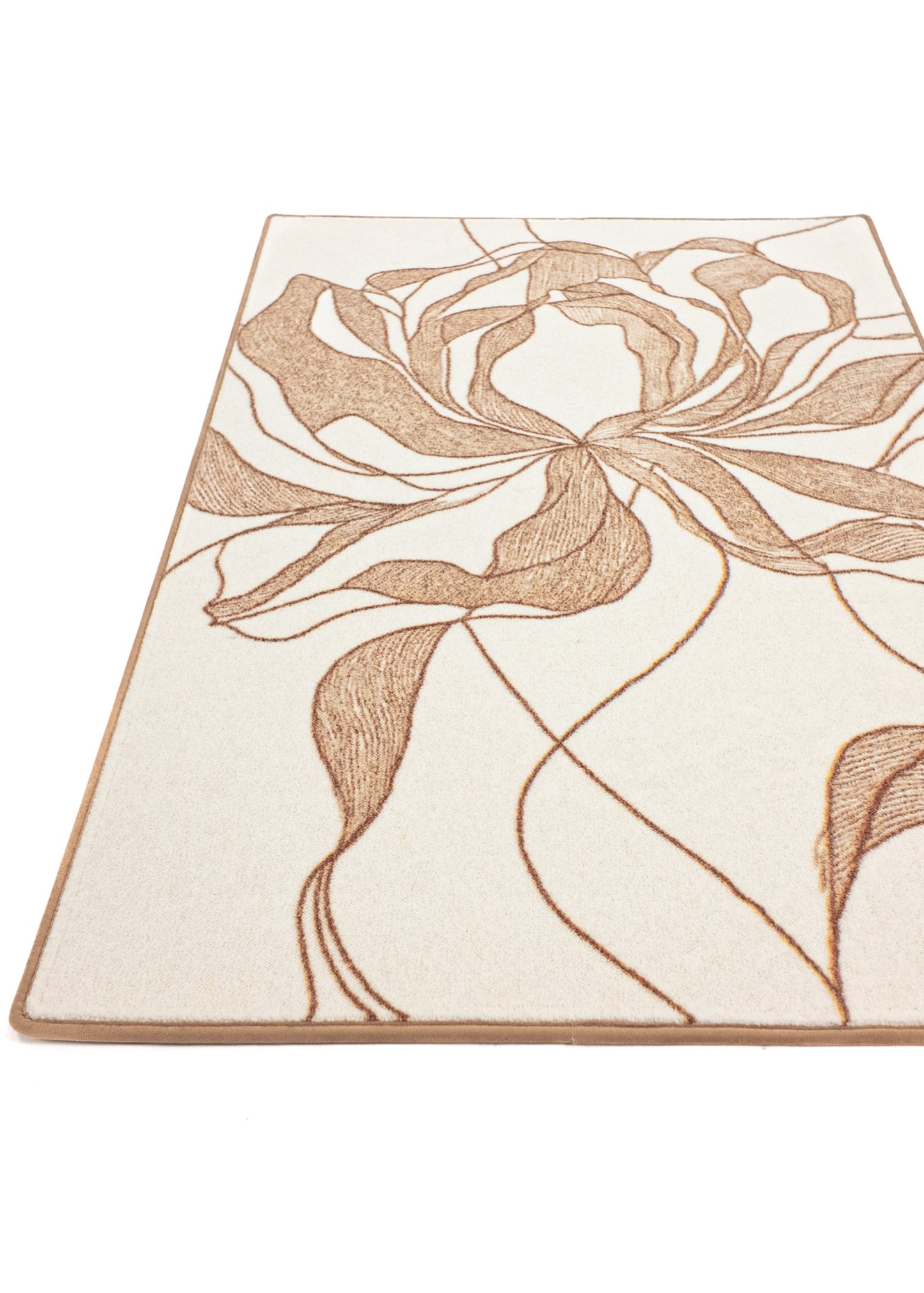 Rug MOMO rugs x NOŪRA studios - Bloom Beige/ terra