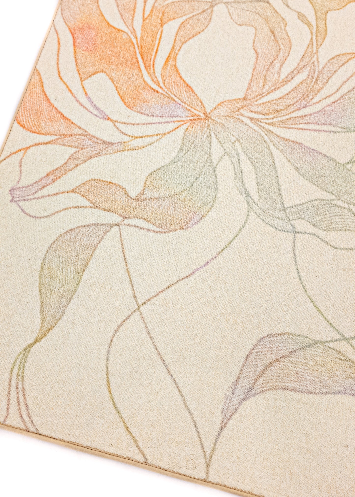 Rug MOMO rugs x NOŪRA studios - Bloom Beige/ multicolour