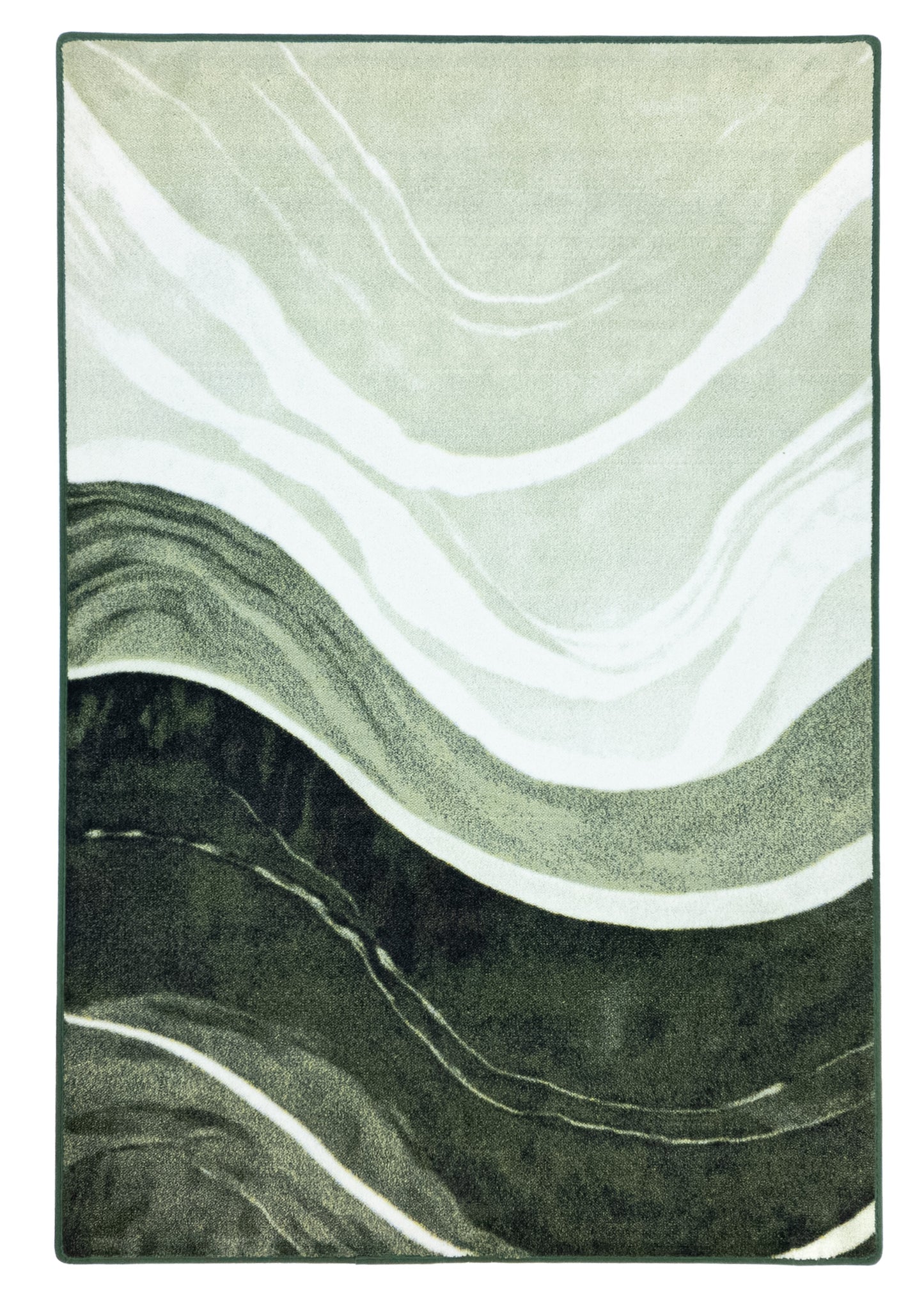 MOMO rugs x NOŪRA studios rug - Waves Green