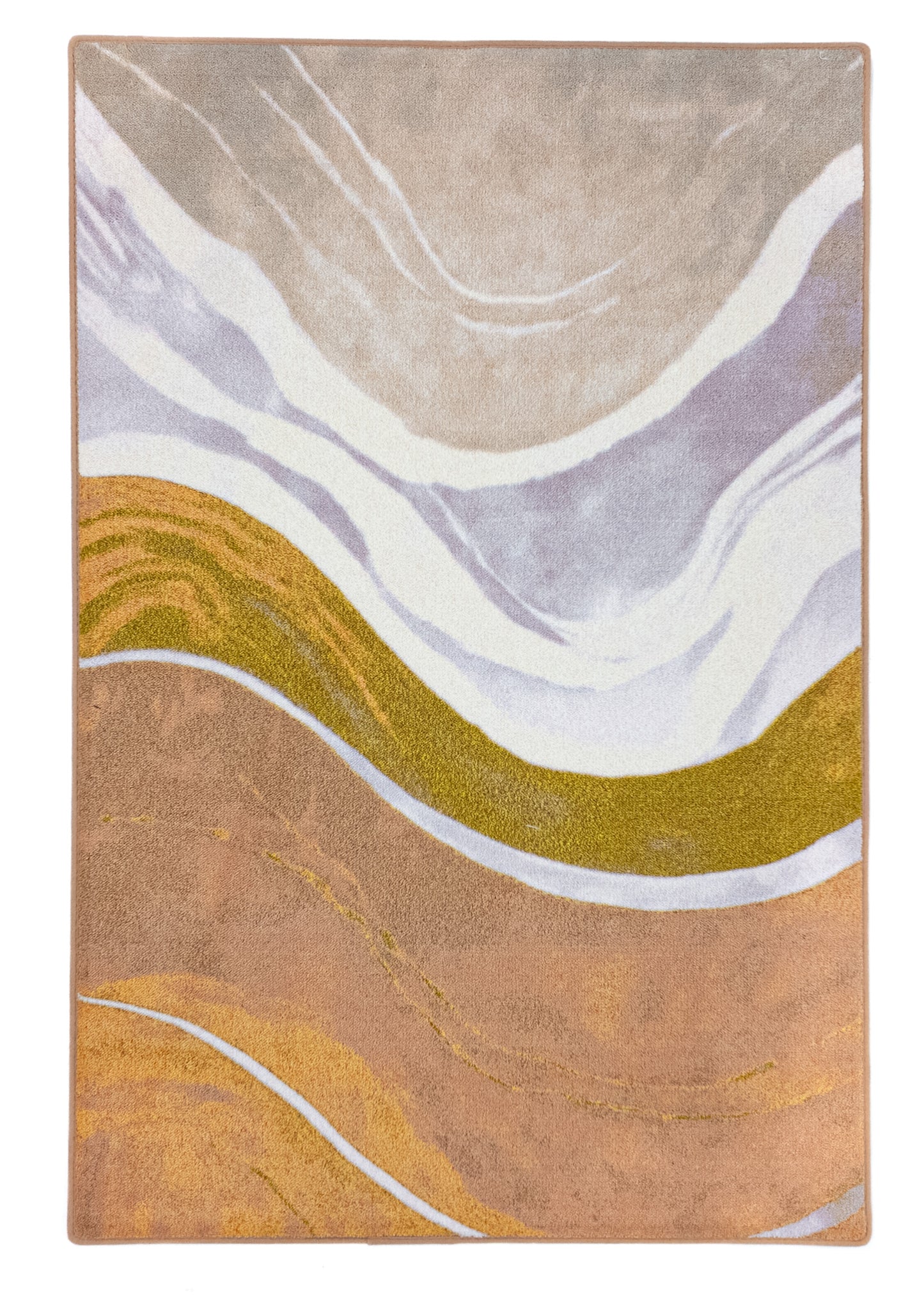 MOMO rugs x NOŪRA studios - Waves Multicolour matt carpet