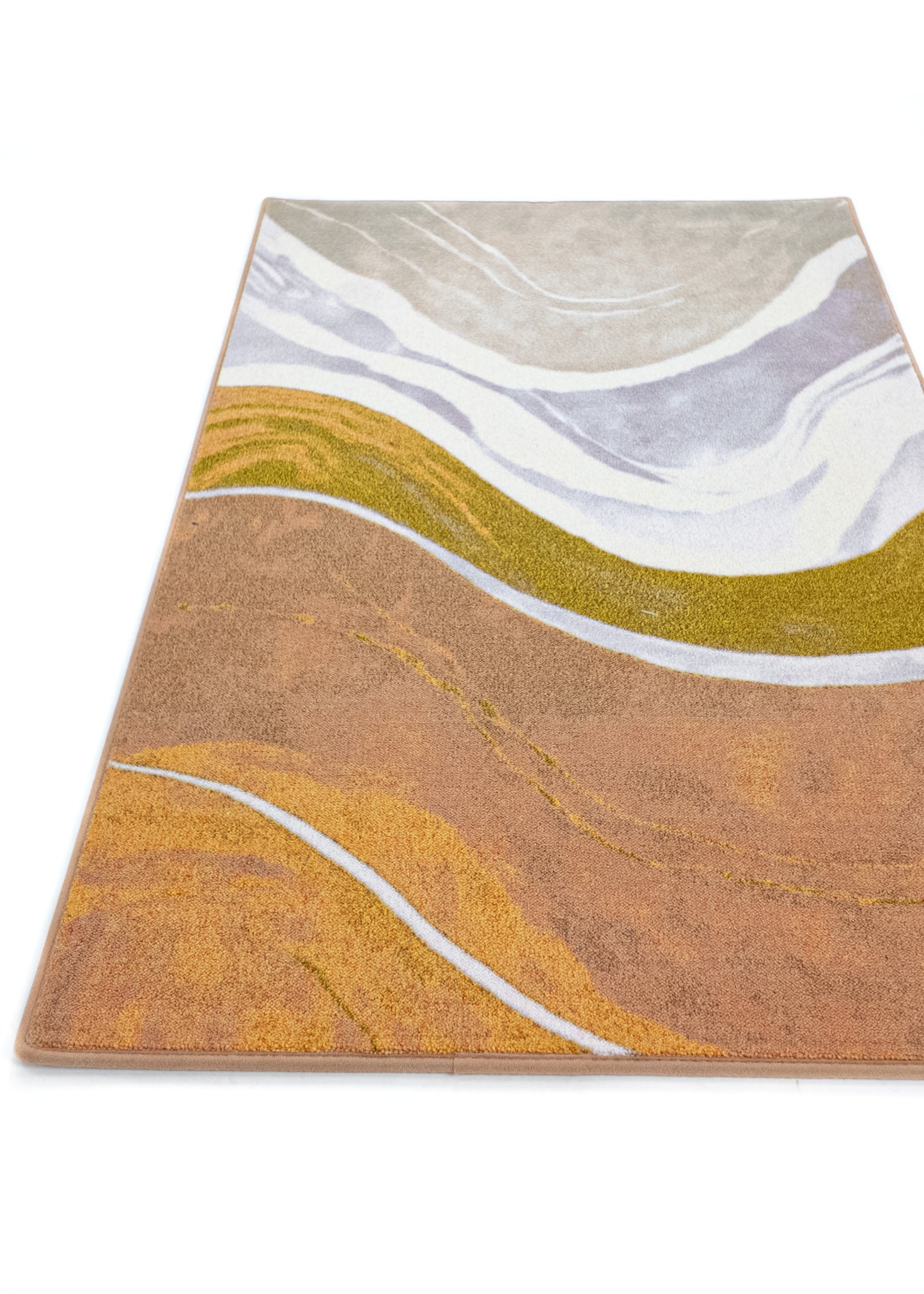 MOMO rugs x NOŪRA studios - Waves Multicolour matt carpet