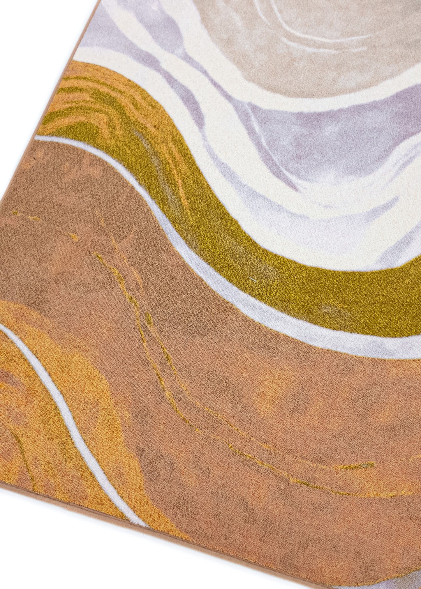 MOMO rugs x NOŪRA studios - Waves Multicolour matt carpet