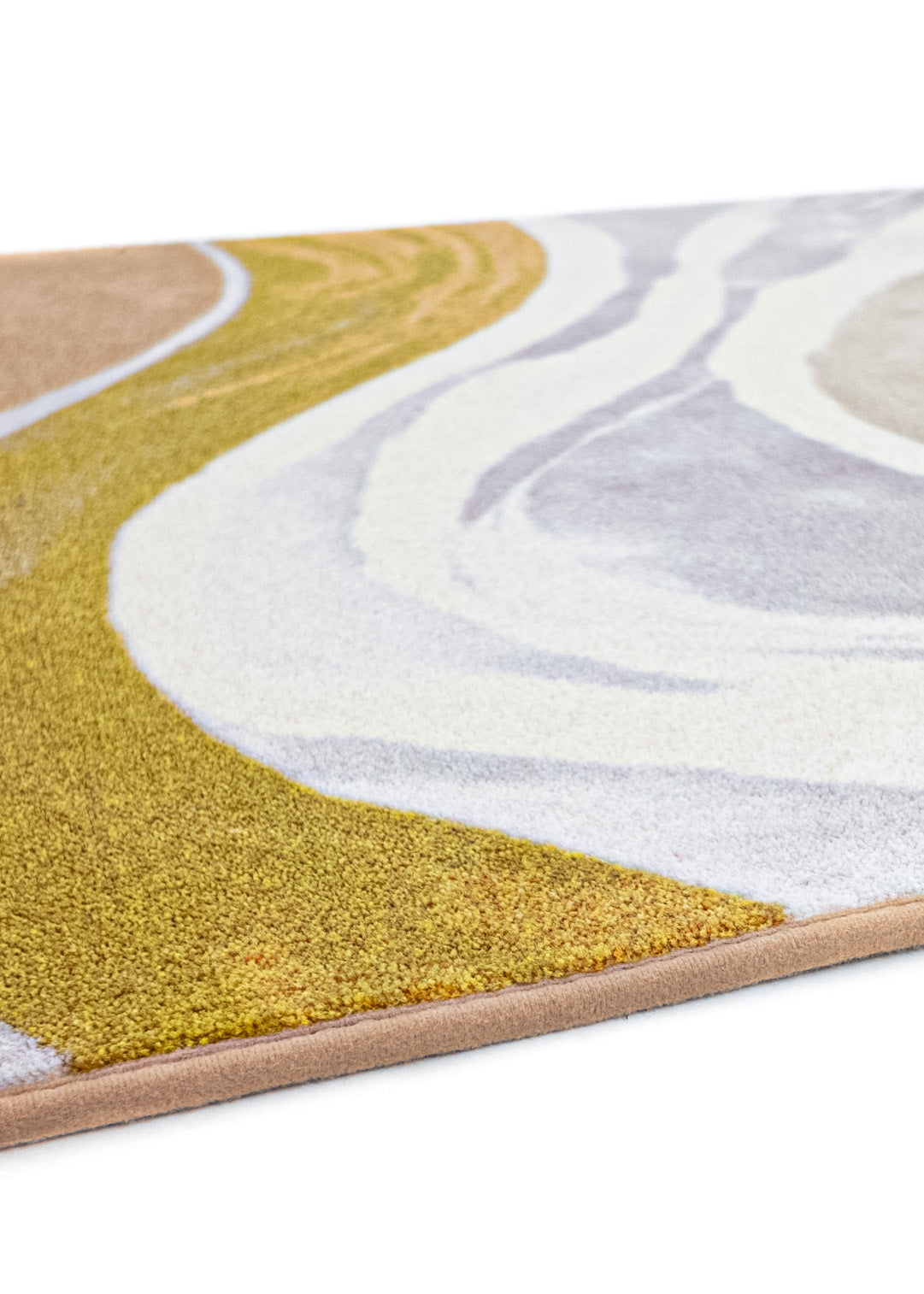 MOMO rugs x NOŪRA studios - Waves Multicolour matt carpet