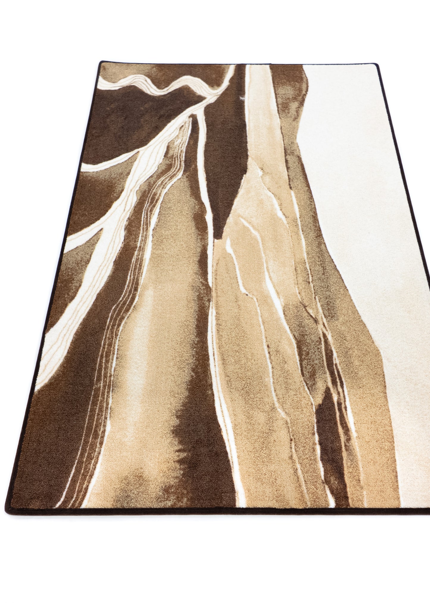 MOMO rugs x NOŪRA studios rug - Horizon Brown/ sand