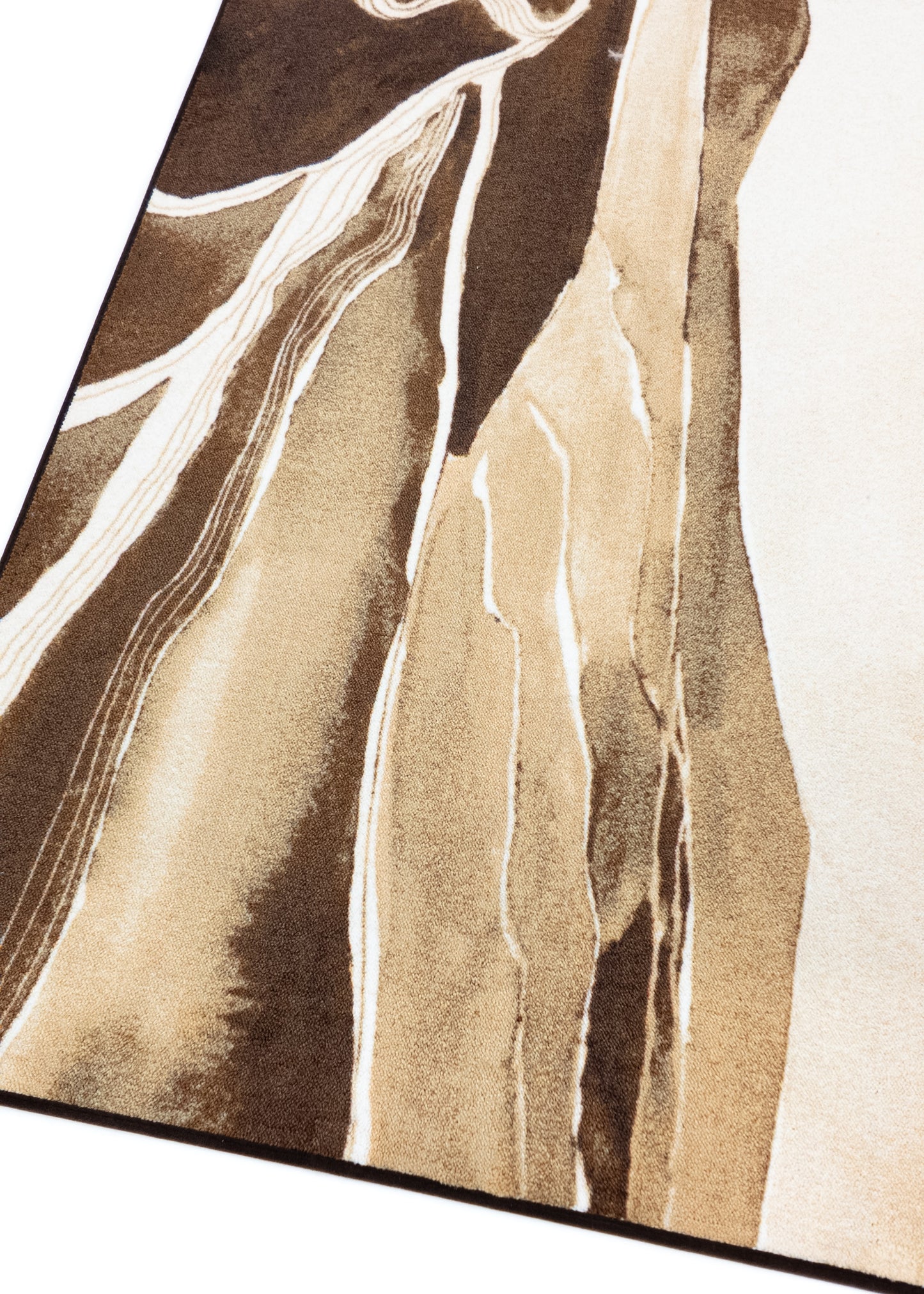 MOMO rugs x NOŪRA studios rug - Horizon Brown/ sand