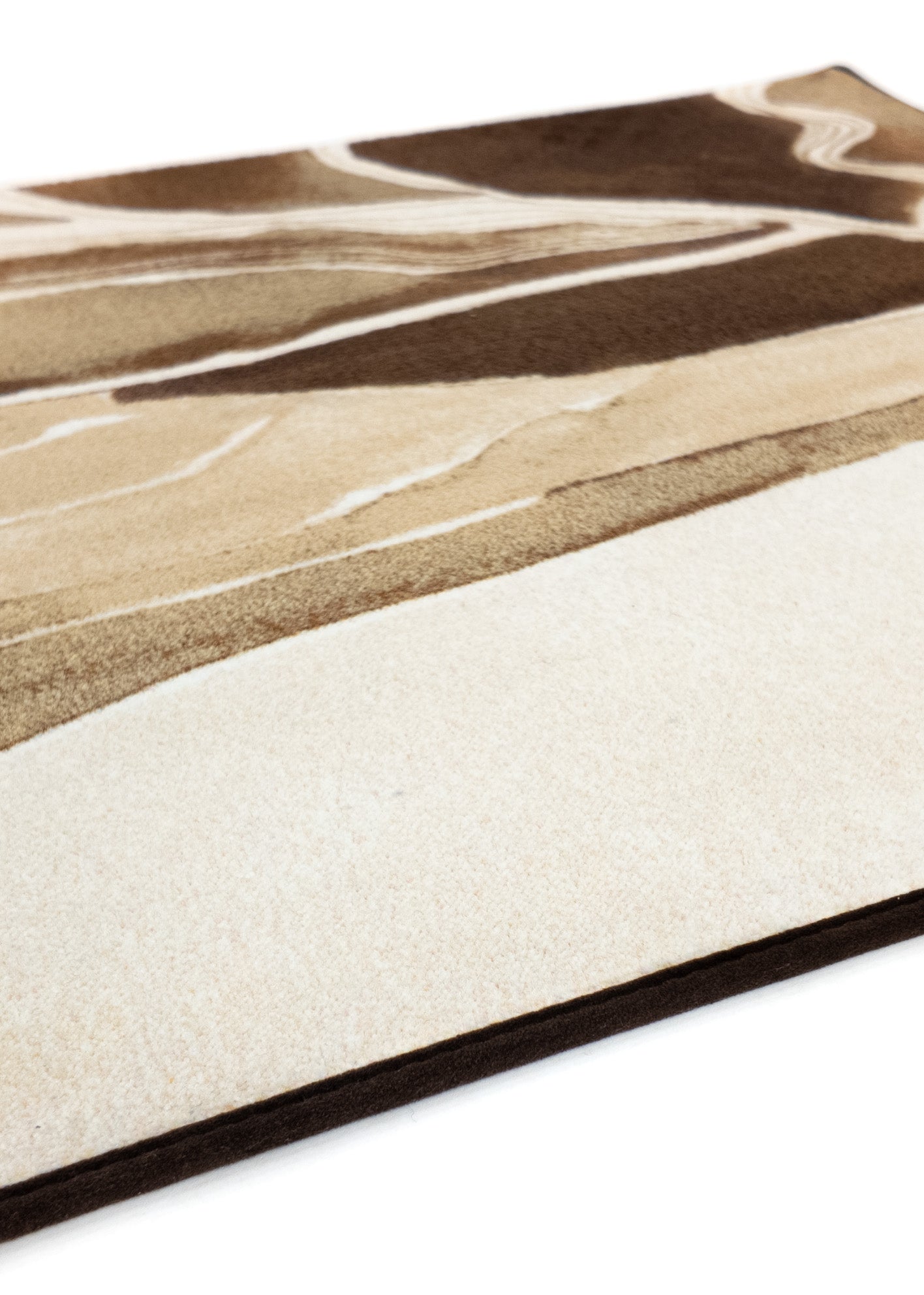 MOMO rugs x NOŪRA studios rug - Horizon Brown/ sand
