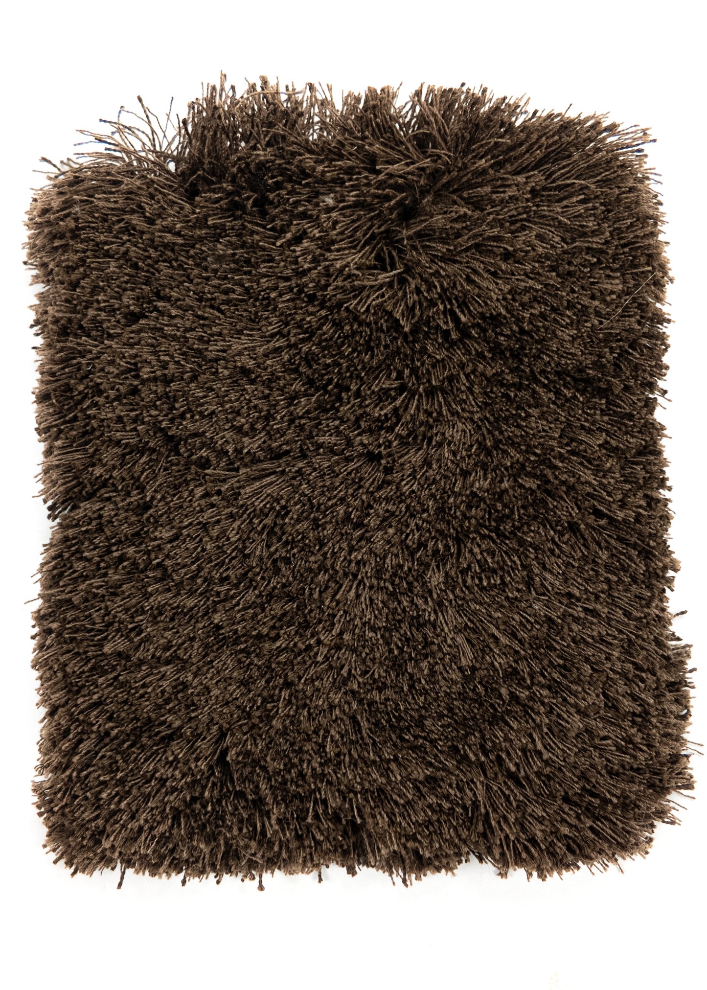 Carpet MOMO Rugs Naturais Dark Chocolate Shaggy