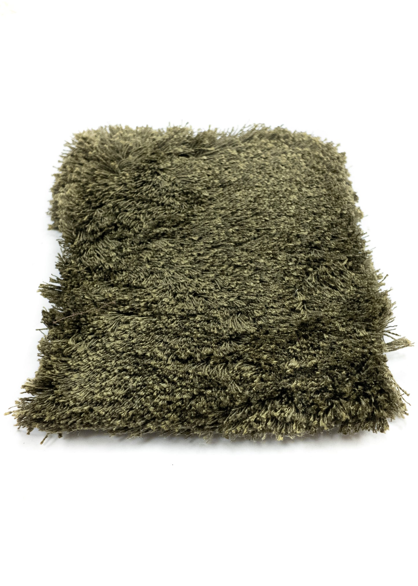 Carpet MOMO Rugs Naturais Dark Olive Shaggy