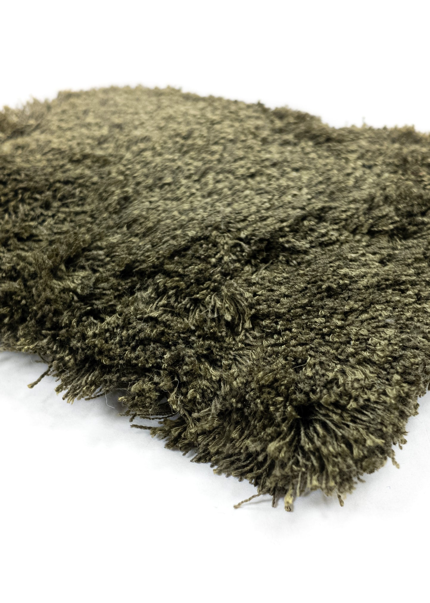 Carpet MOMO Rugs Naturais Dark Olive Shaggy