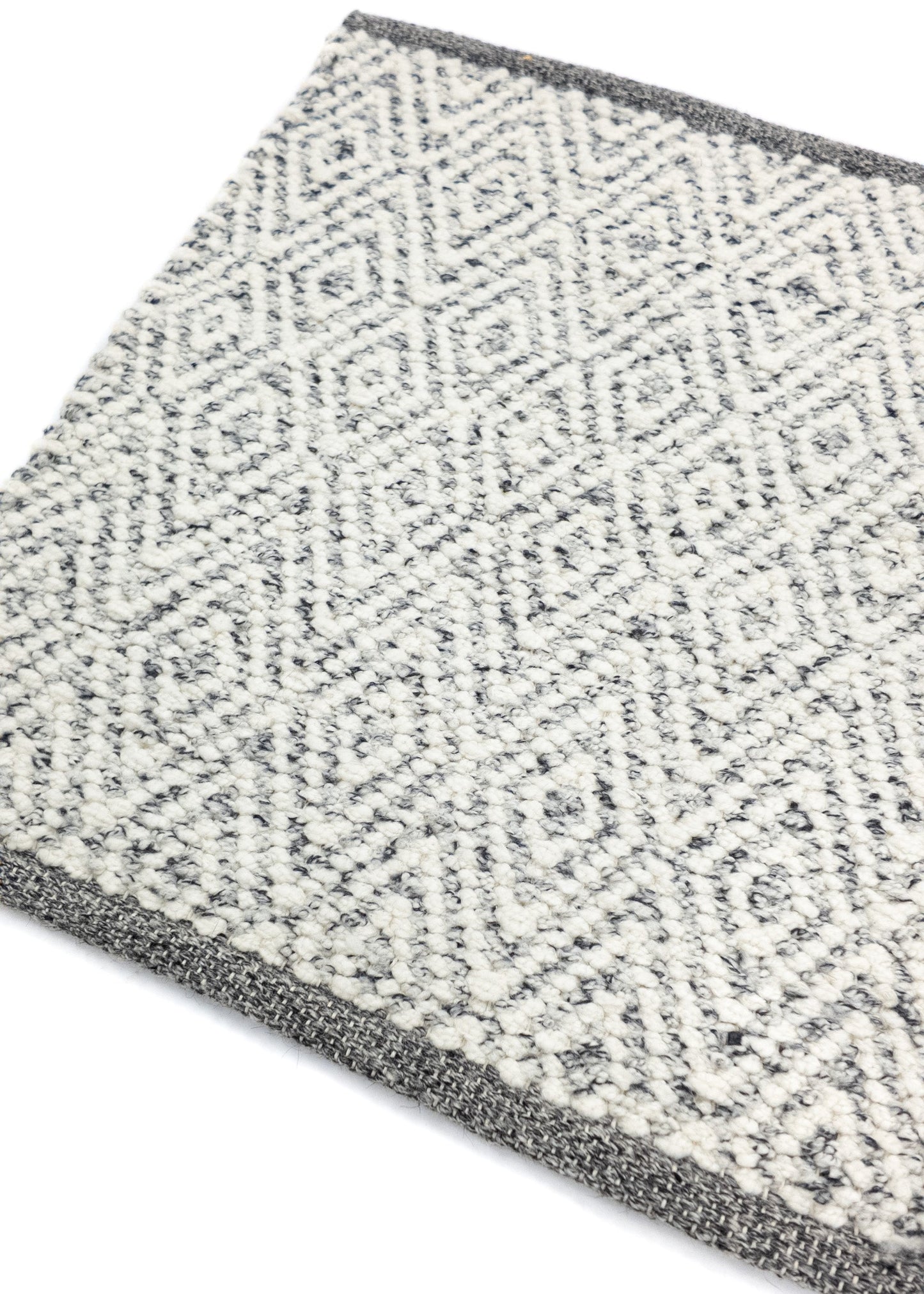 Carpet MOMO Rugs | Fine Baregrain Black White