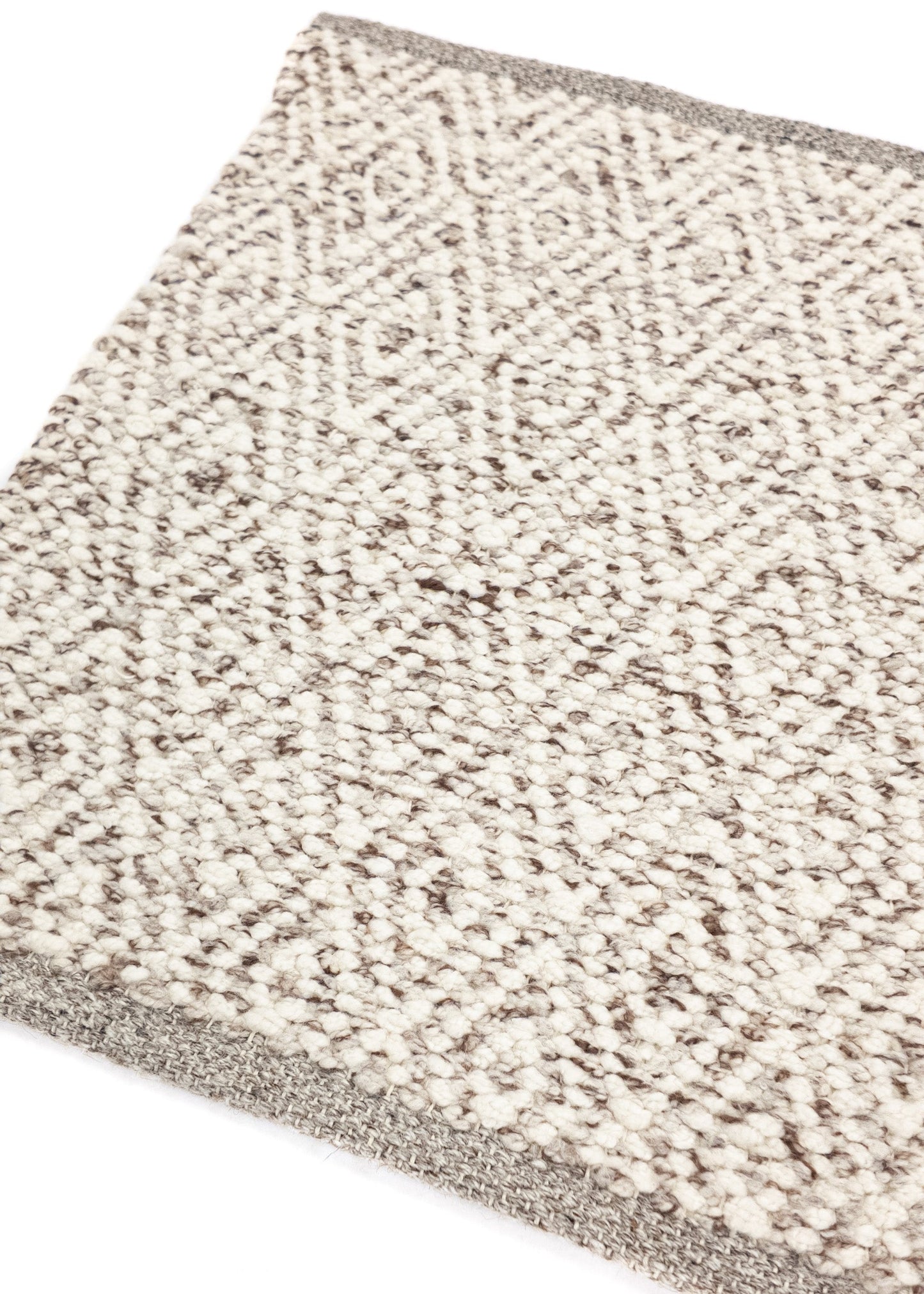 Carpet MOMO Rugs | Fine Baregrain Brown White