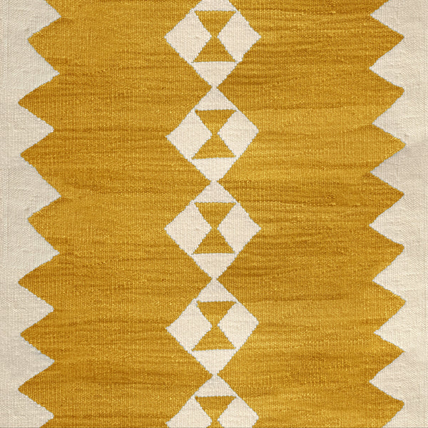 Stair runner Sophie Cooney Amulet Wool Eye Yellow