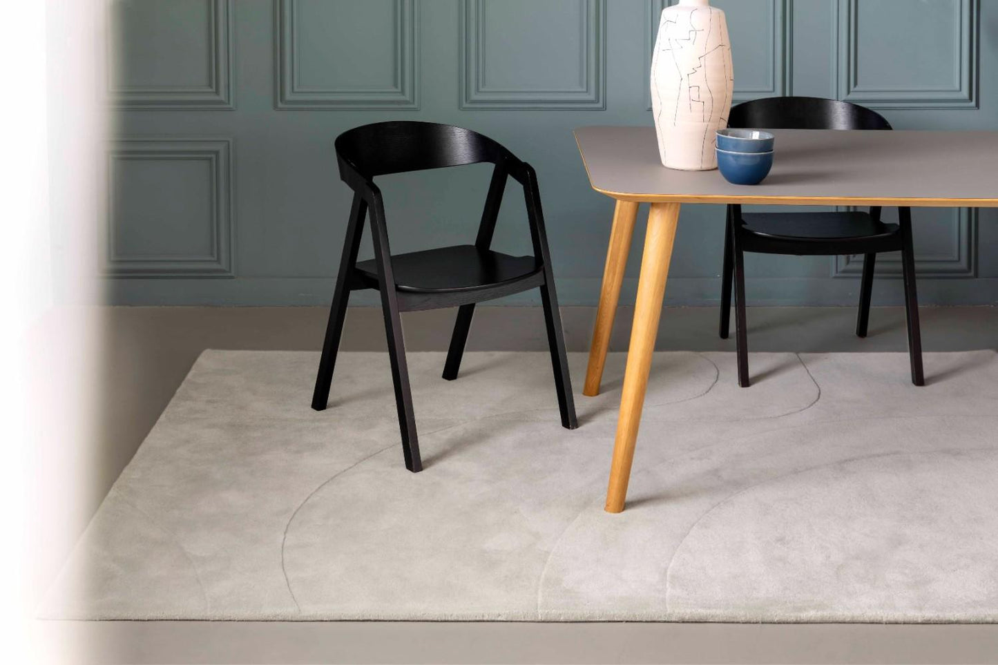 Floor rug MOMO Rugs Designer Elvire Instant Crush Arctic Grey