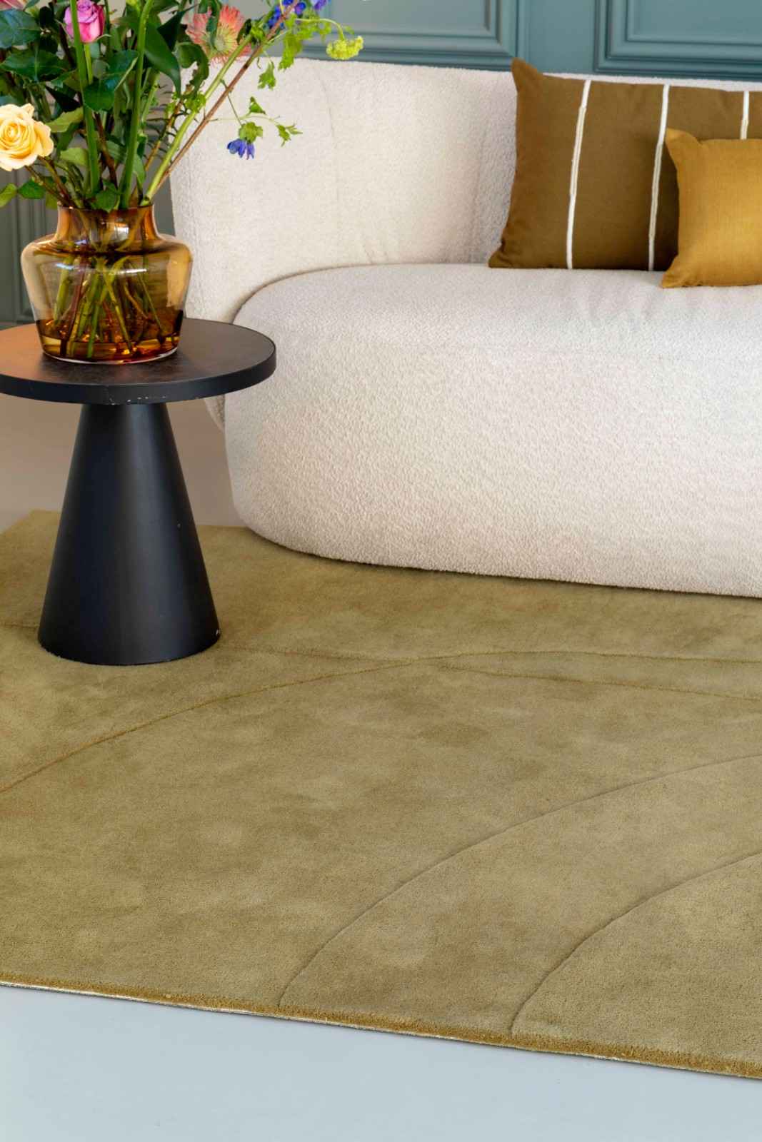 Rug MOMO Rugs Designer Elvire Instant Crush olive