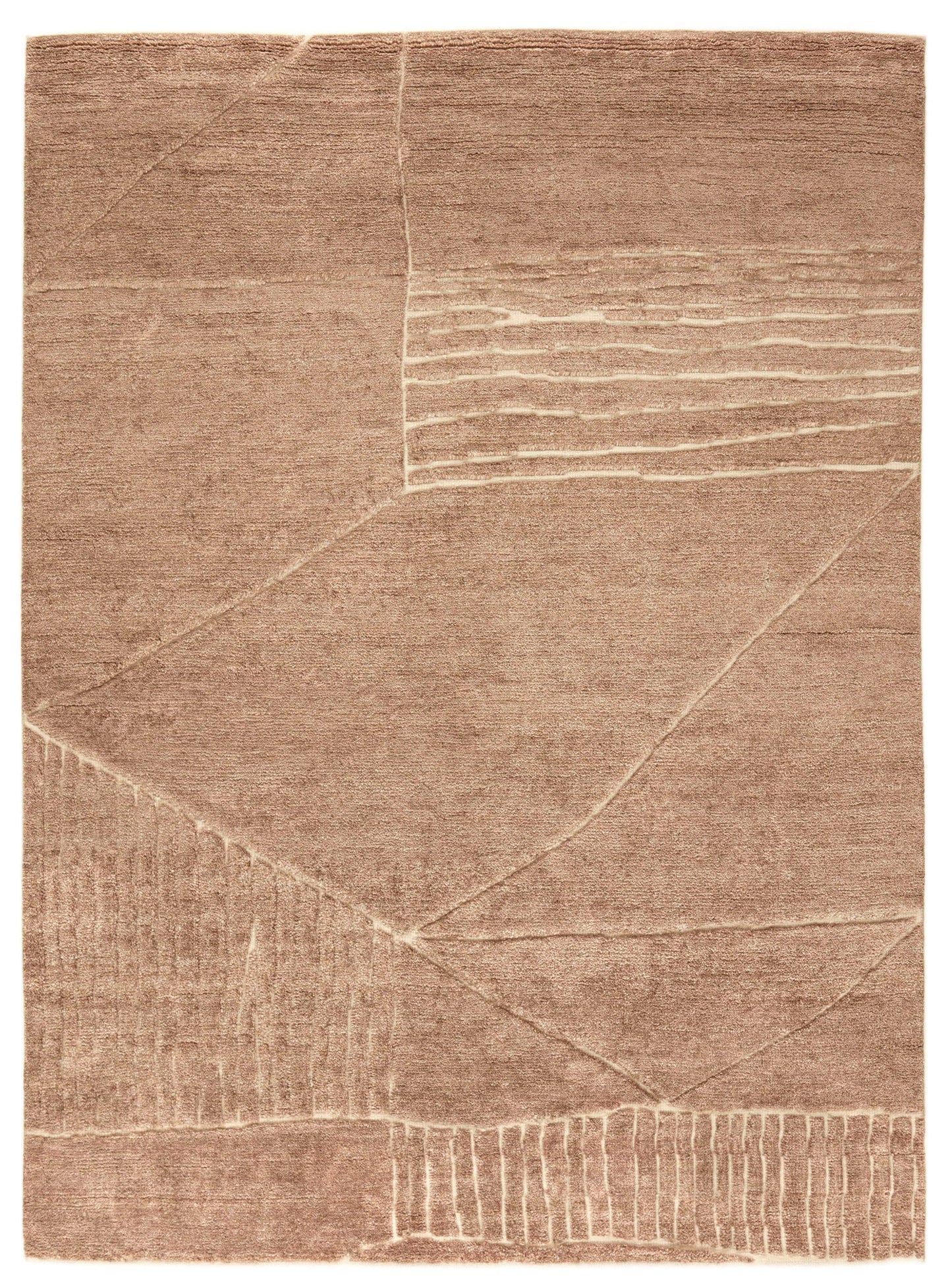 Carpet MOMO Rugs Landscape Fields Brown