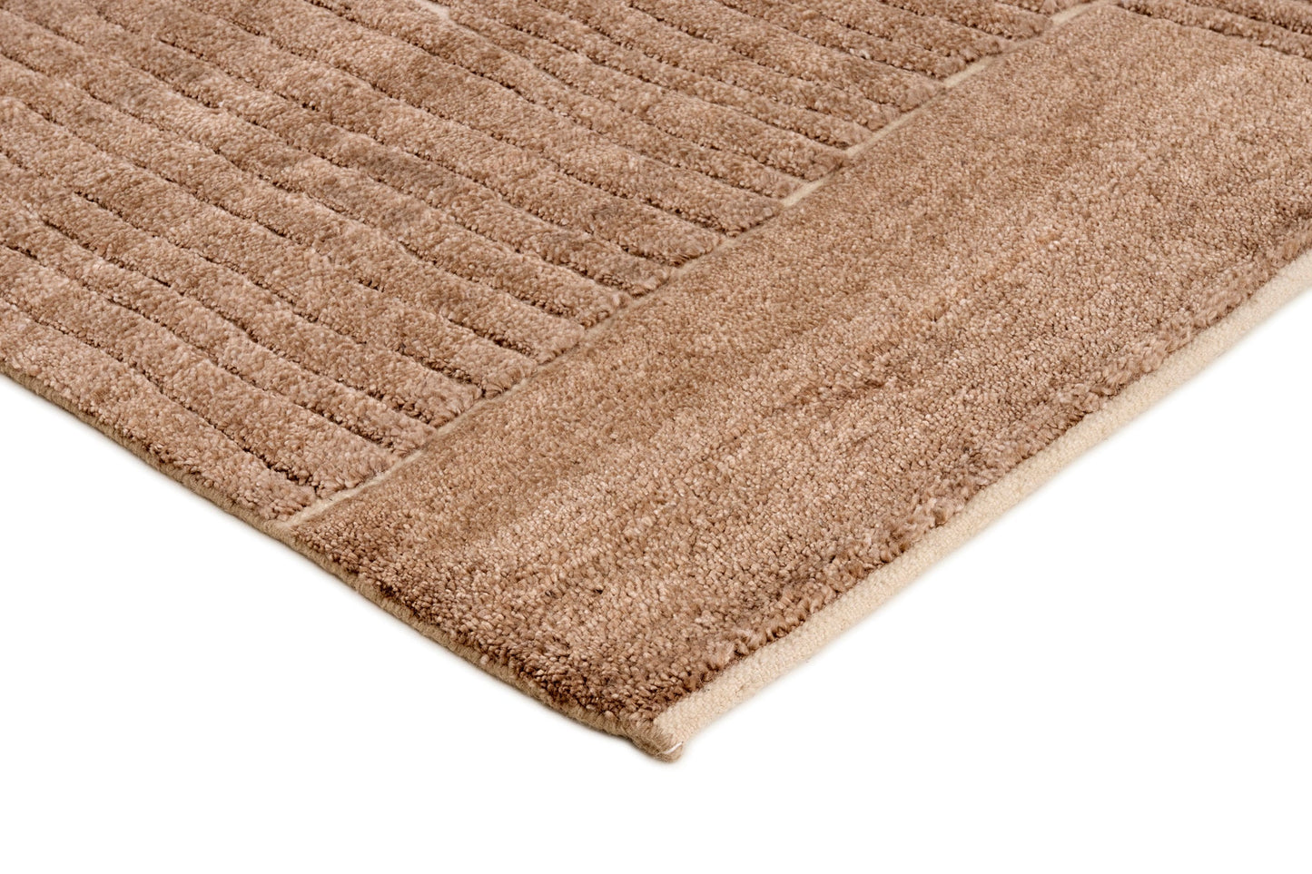 Carpet MOMO Rugs Landscape Fields Brown