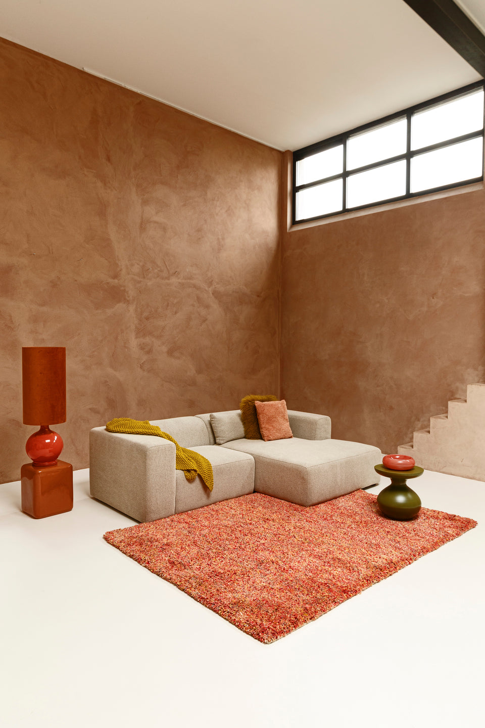 Carpet MOMO Rugs Coral Red multi