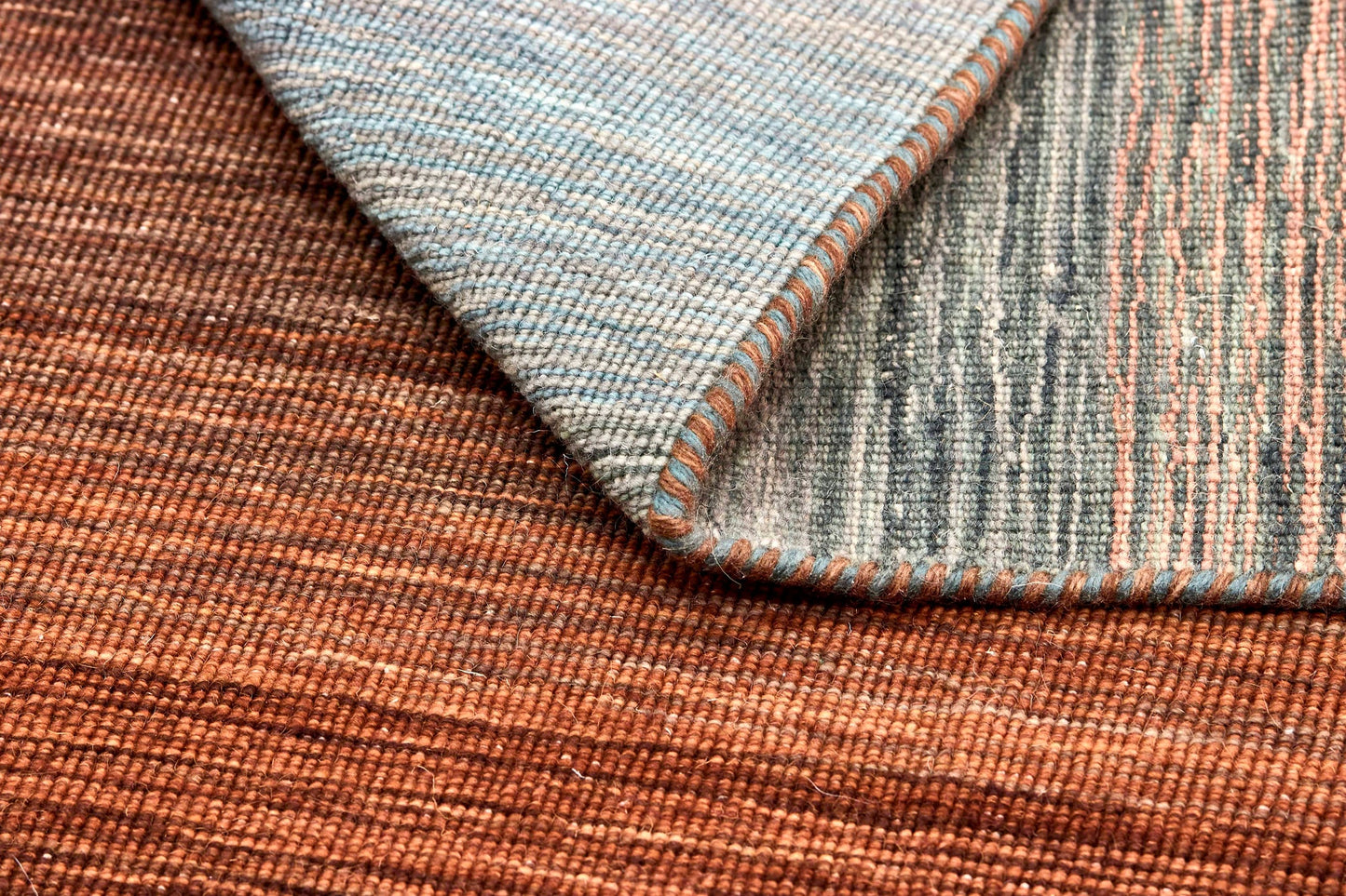 Carpet MOMO Rugs Panorama Kelim Brown Multi