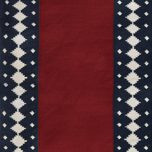 Stair runner Sophie Cooney Raw Cotton Rudis Via Red