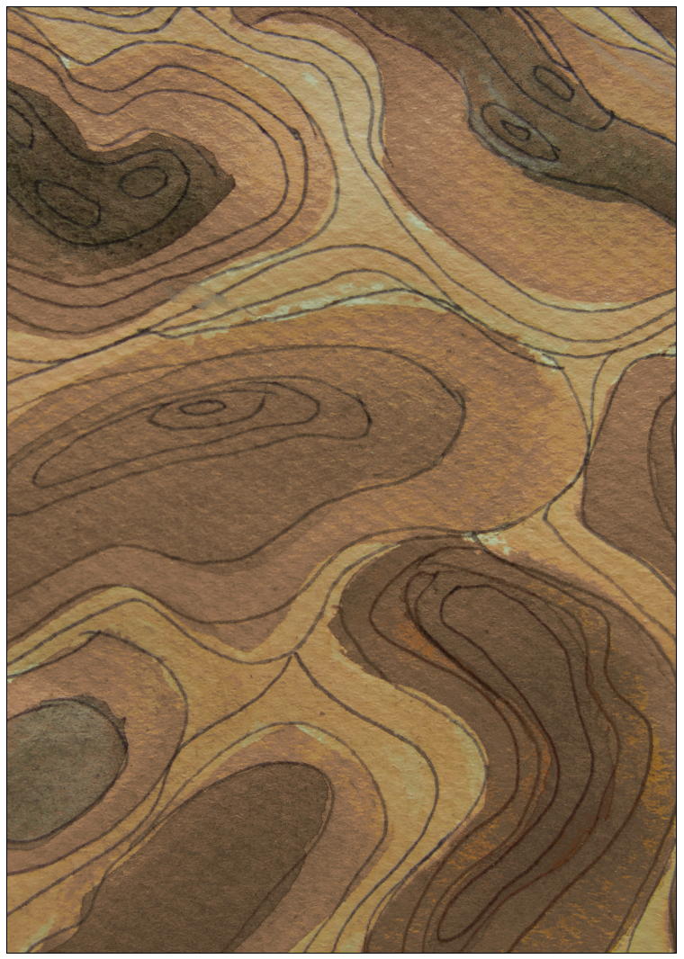 Design rug | Dutch hills Orange