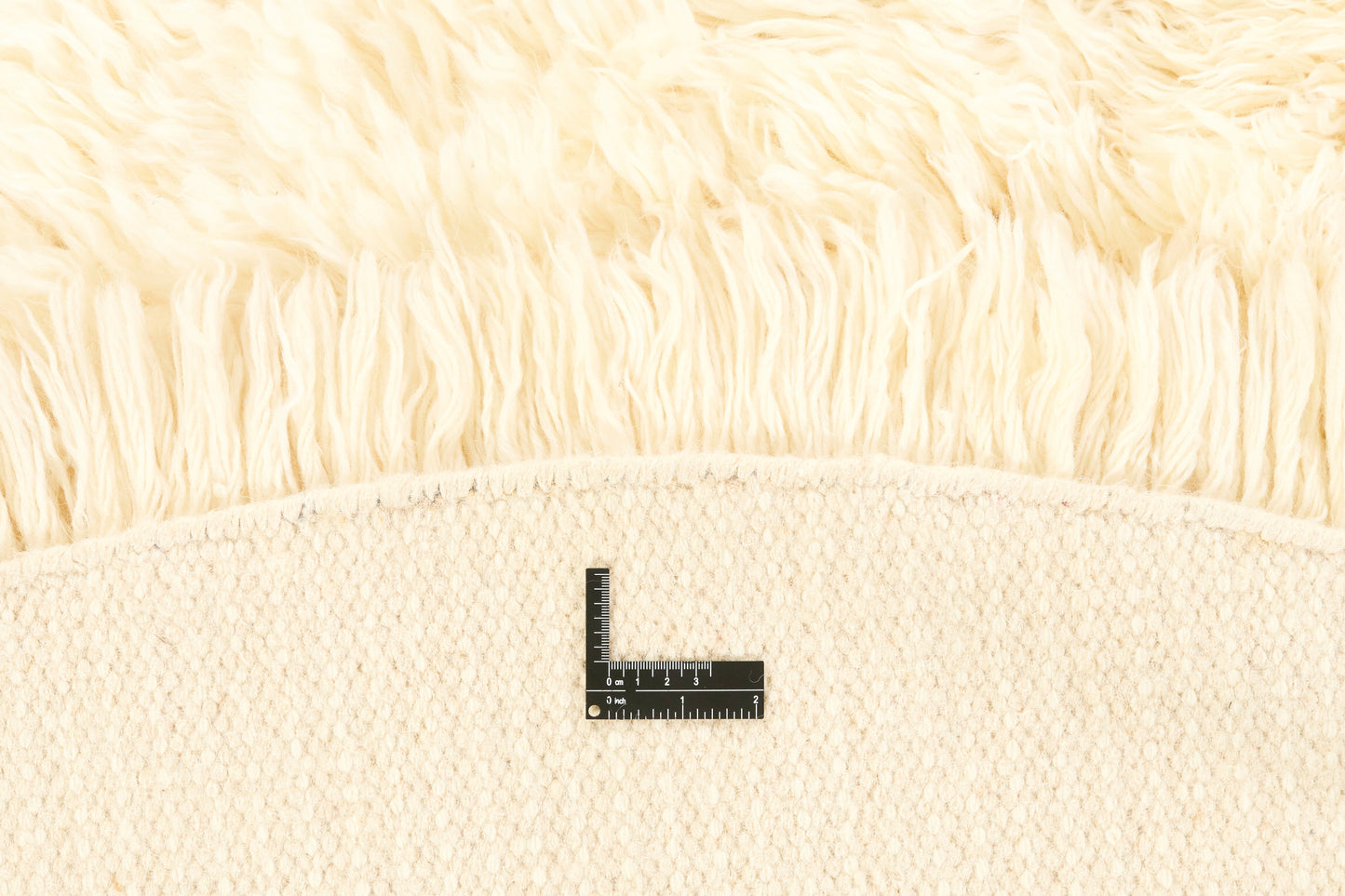 Rug MOMO Rugs Snow White Plain Ivory Round