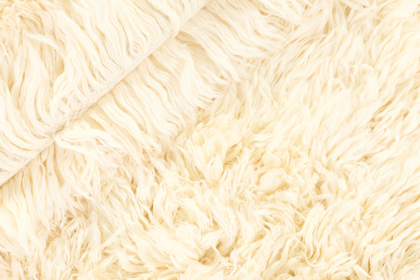 Rug MOMO Rugs Snow White Plain Ivory Round