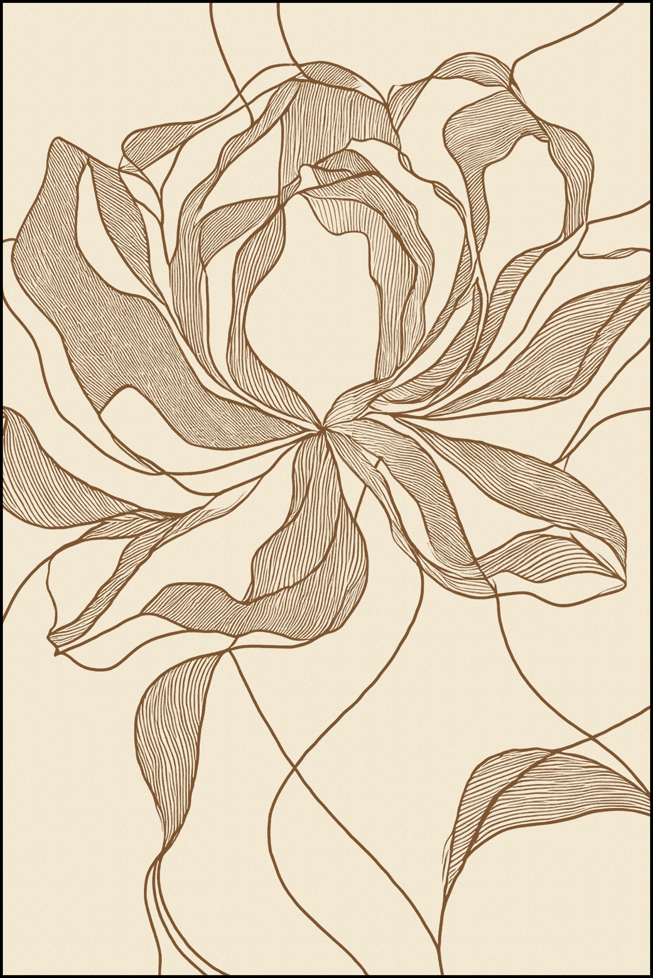 Rug MOMO rugs x NOŪRA studios - Bloom Beige/ terra