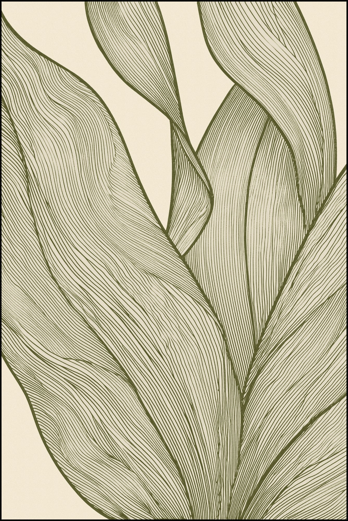 MOMO rugs x NOŪRA studios - Botanical Beige/green