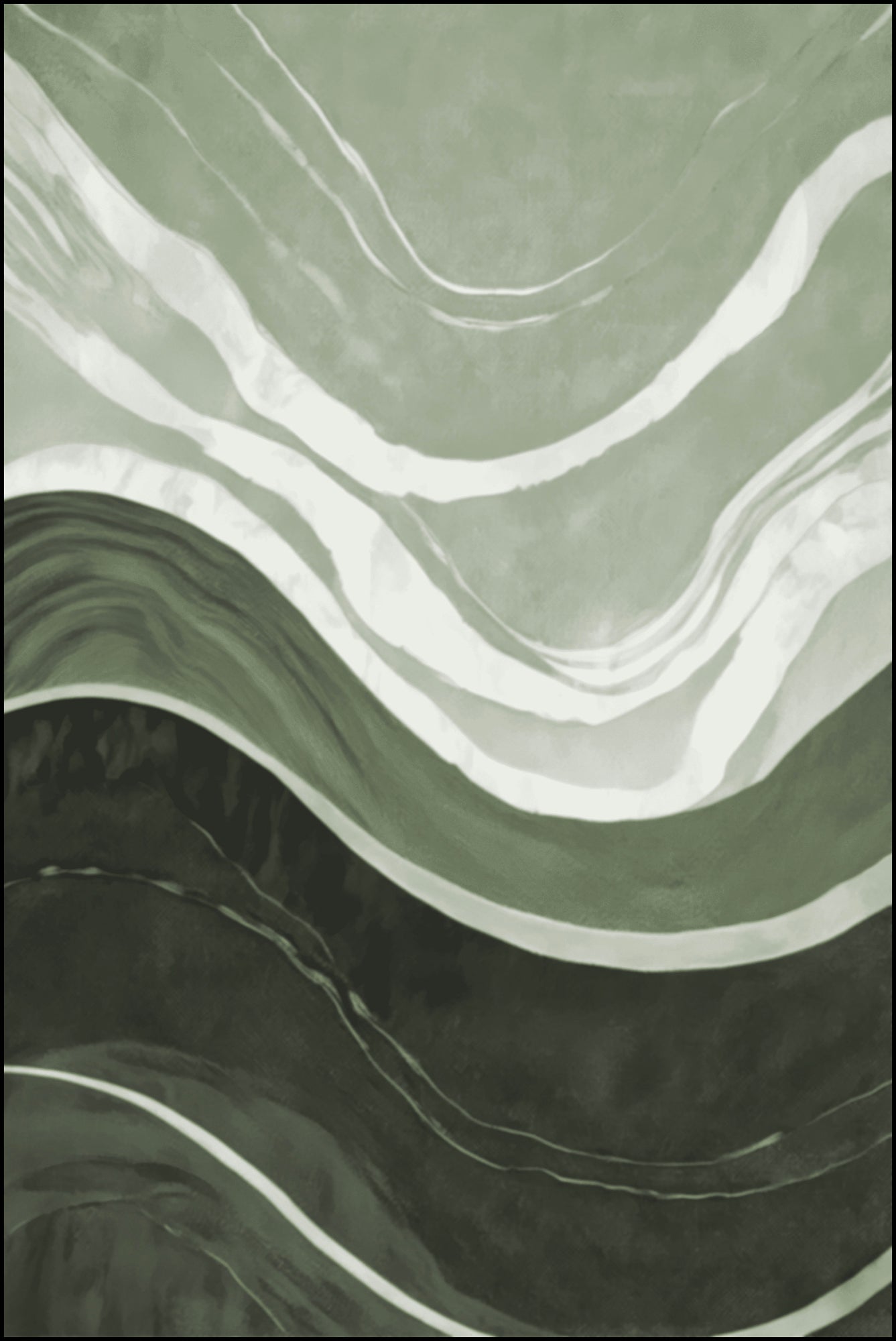 MOMO rugs x NOŪRA studios rug - Waves Green