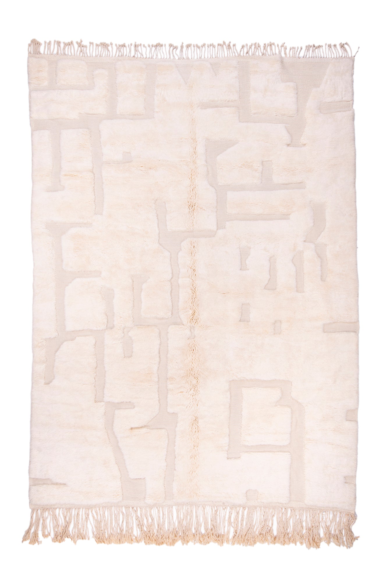 Vloerkleed MOMO Rugs Design Berber Mrirt Inlaid Lines Mel 014 Vloerkledenwinkel