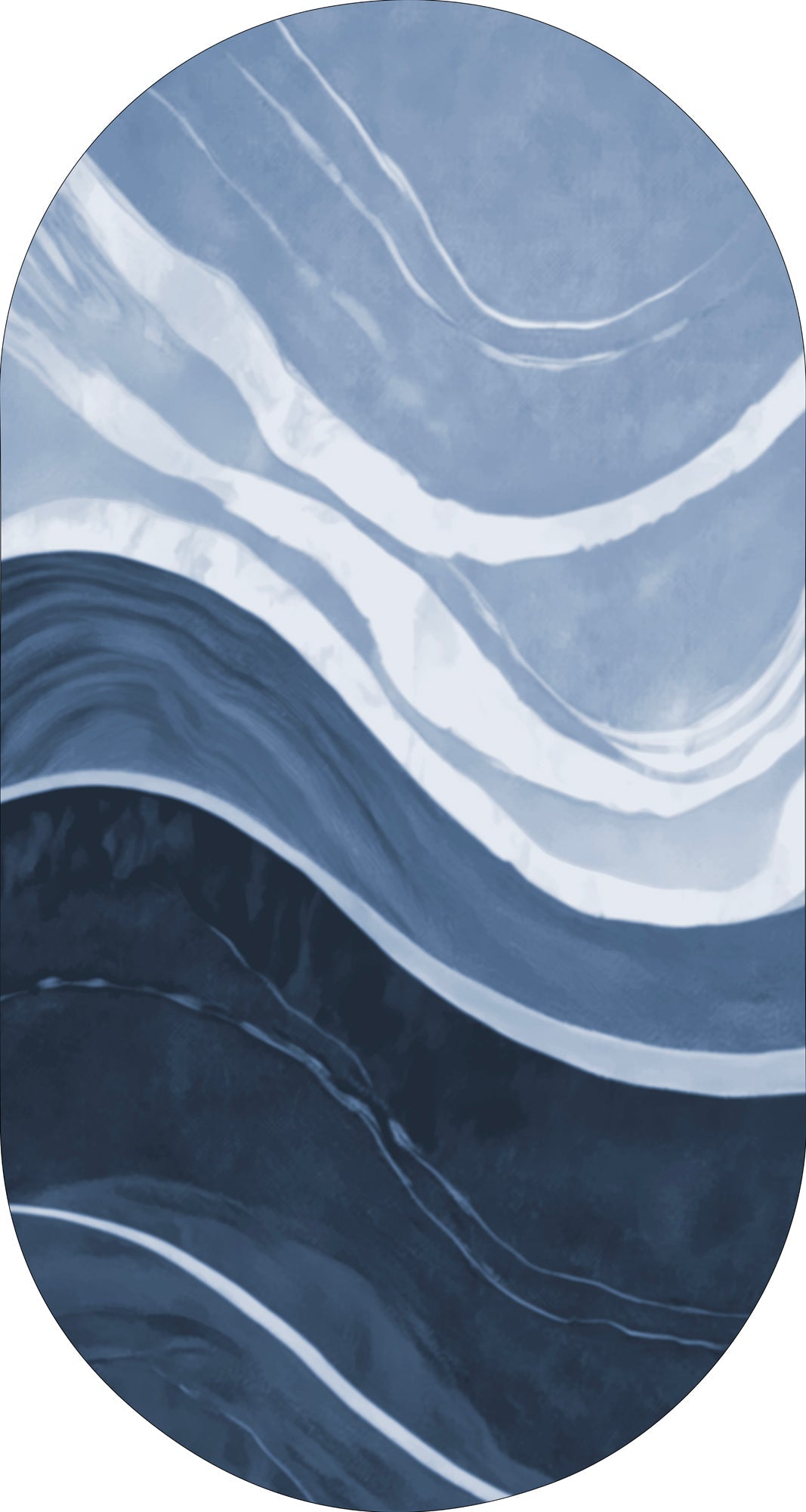 MOMO rugs x NOŪRA studios - Waves Blue capsule