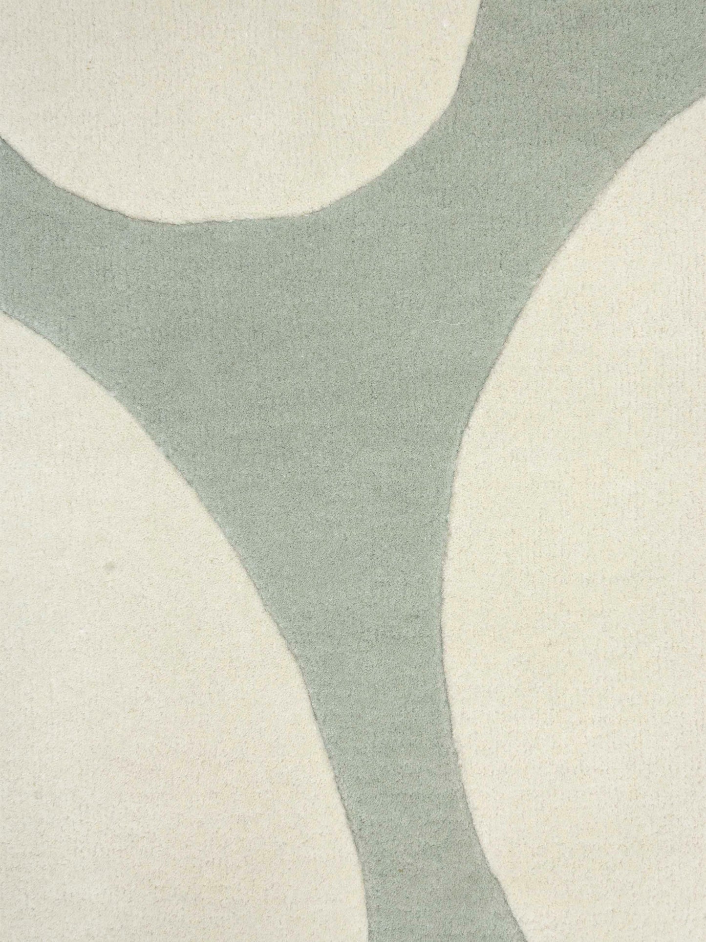 Abstract and refined Bubbles Eucalyptus rug