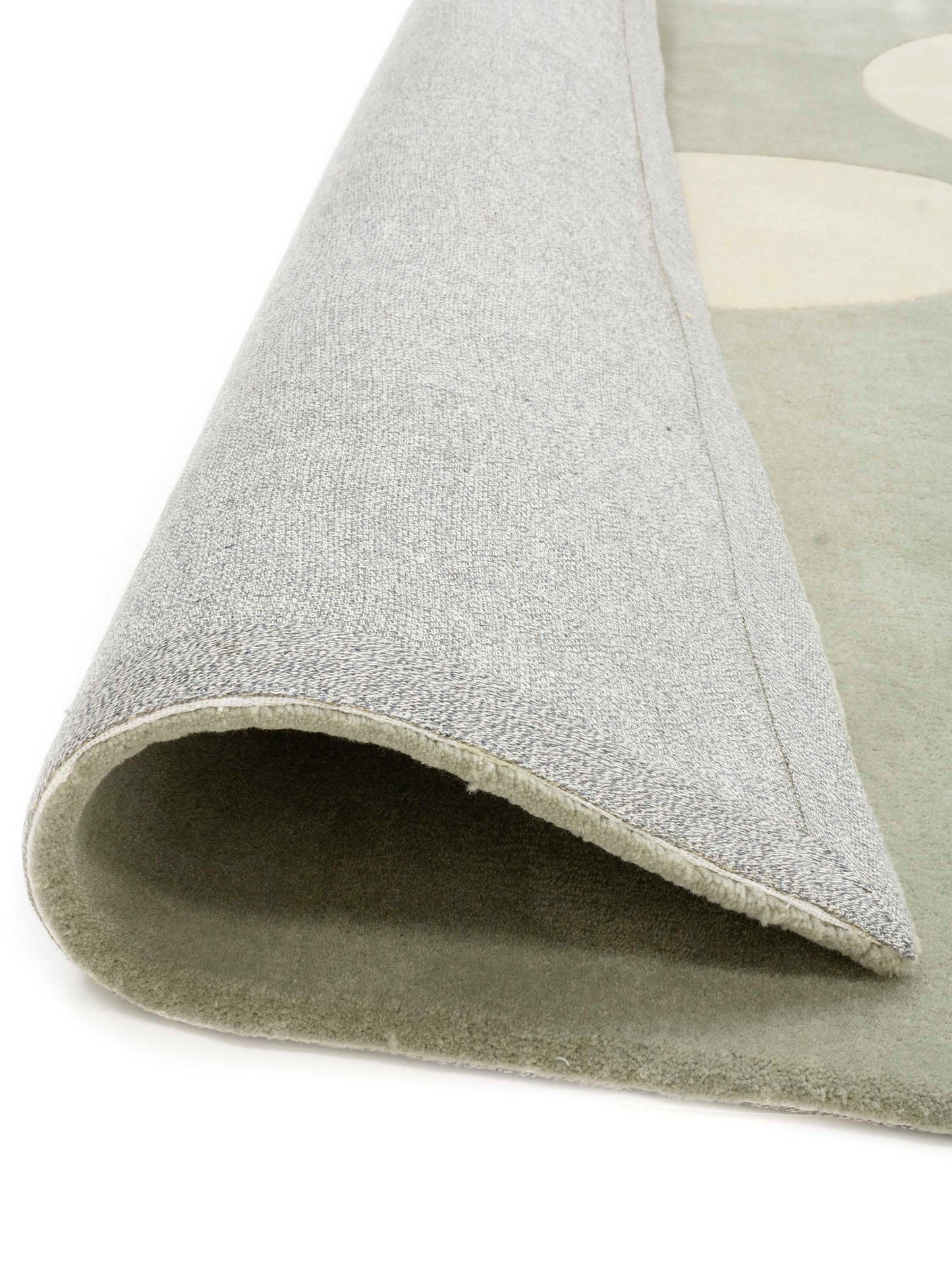 Abstract and refined Bubbles Eucalyptus rug