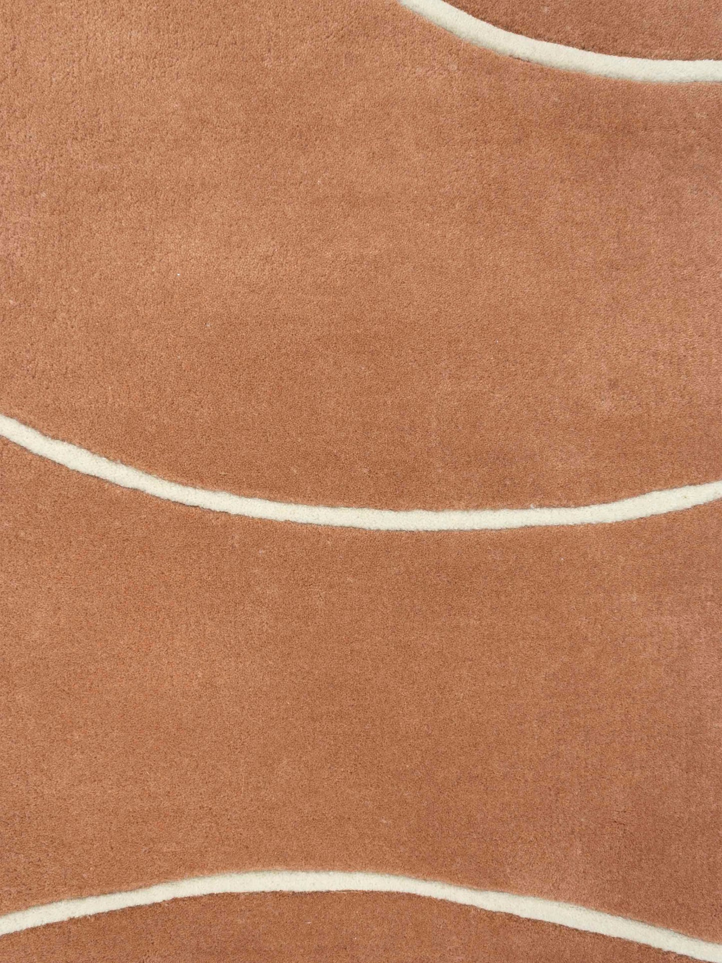 Abstract and refined Flow of Nature Round carpet