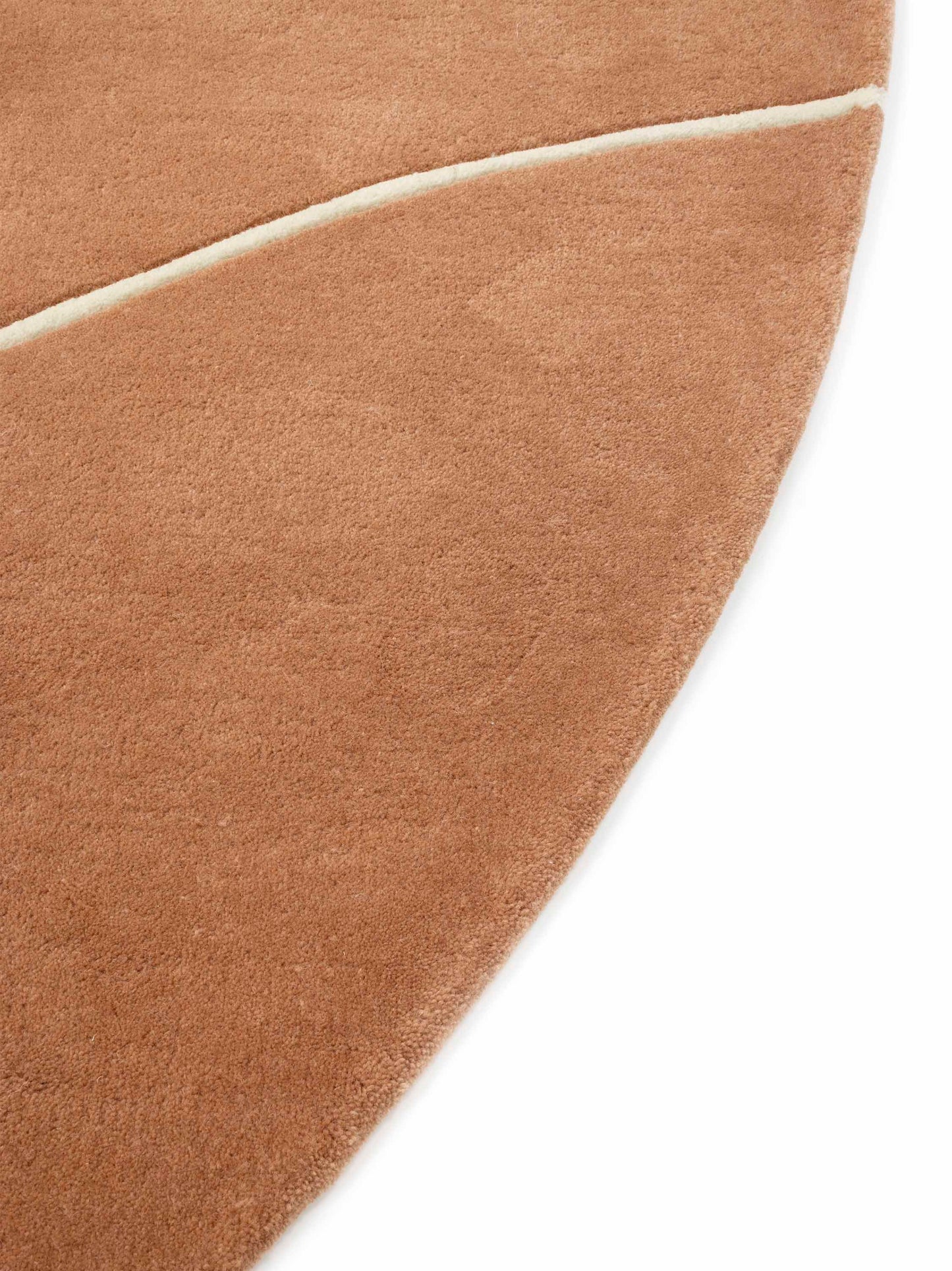 Abstract and refined Flow of Nature Round carpet