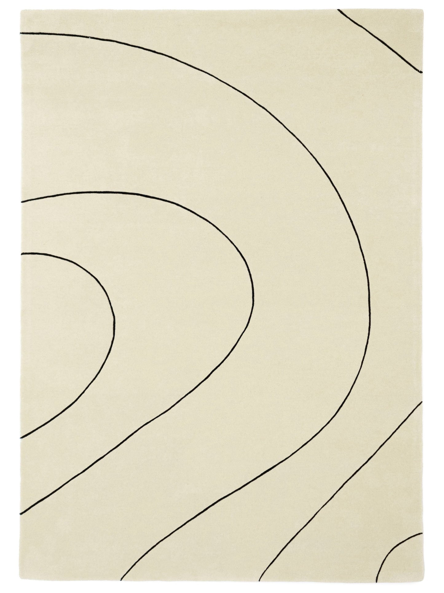 Abstract and refined Stream rug