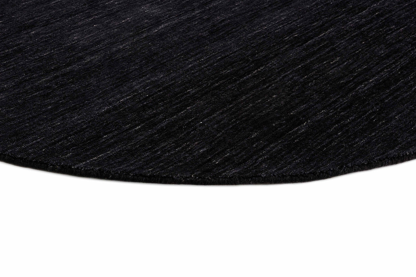 Carpet MOMO Rugs Panorama Uni Round Black