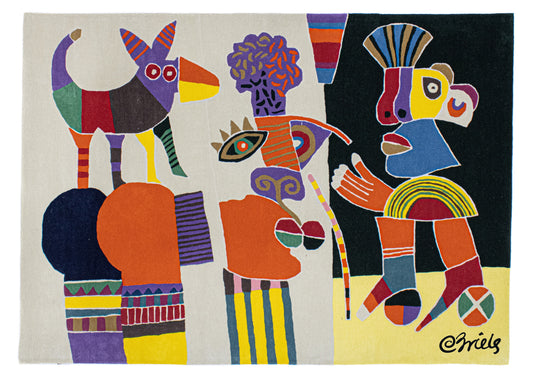 Wall Rug Rug MOMO Rugs Art | Clemens Briels | C’est l’optimisme qui nous portera