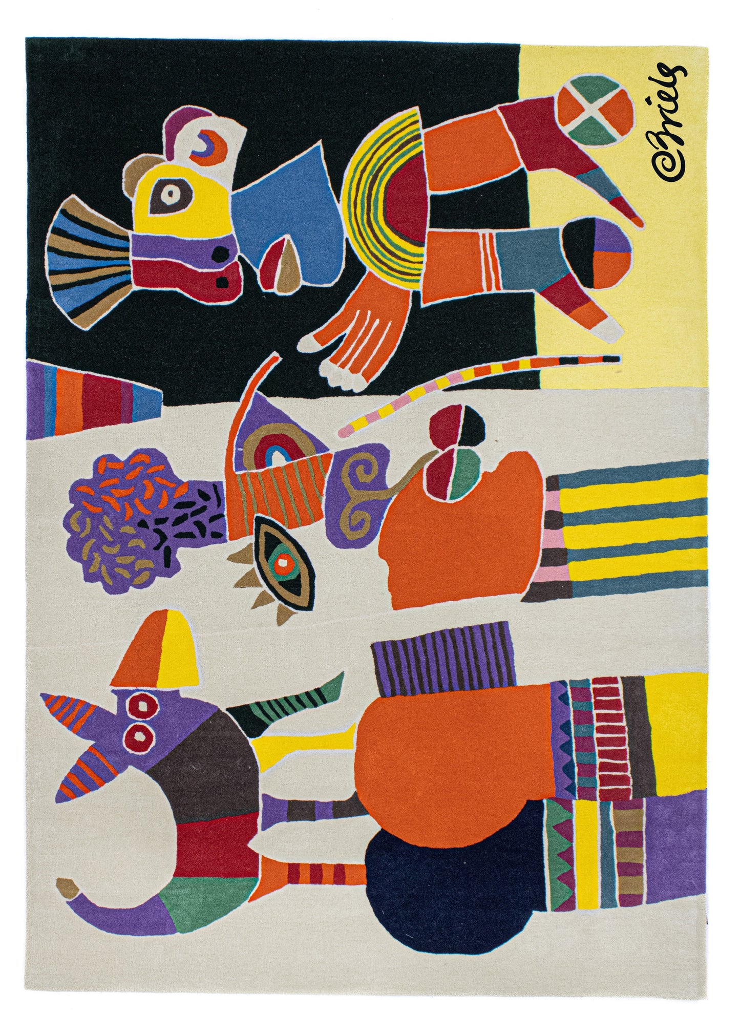 Rug MOMO Rugs Art | Clemens Briels | C’est l’optimisme qui nous portera