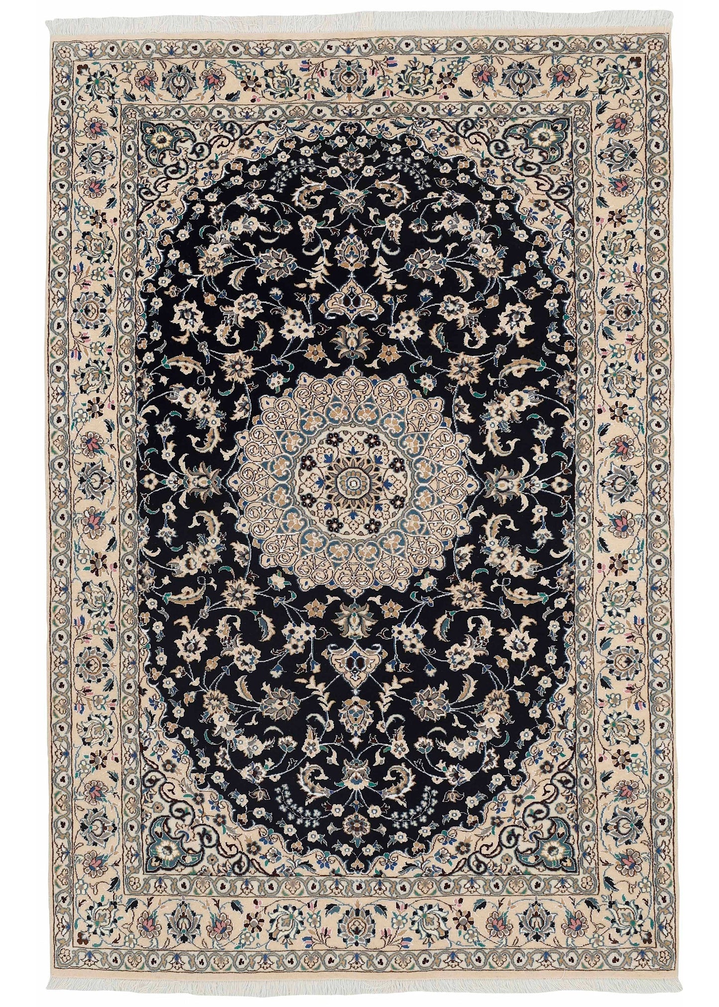 Hand-knotted Oriental Carpet | Unique Nain 98422 (in stock)