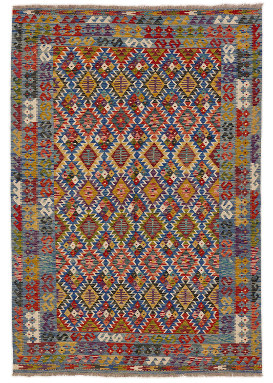 Handwoven Oriental Carpet | Unique Afghan Kelim 13908 (in stock)