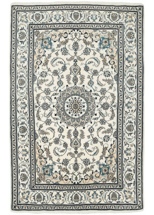 Hand-knotted Oriental Carpet | Unique Nain Kashmar 67580 (in stock)