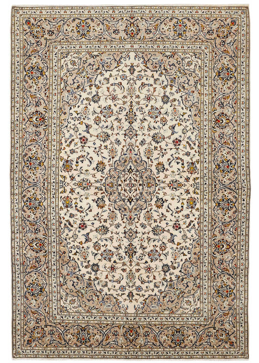 Hand Knotted Oriental Carpet | Unique Keshan Fine 11224 (in stock)