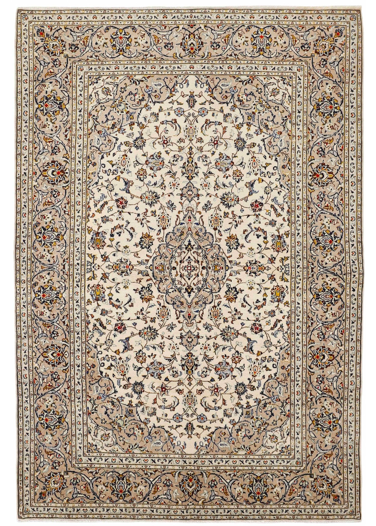 Hand Knotted Oriental Carpet | Unique Keshan Fine 11224 (in stock)