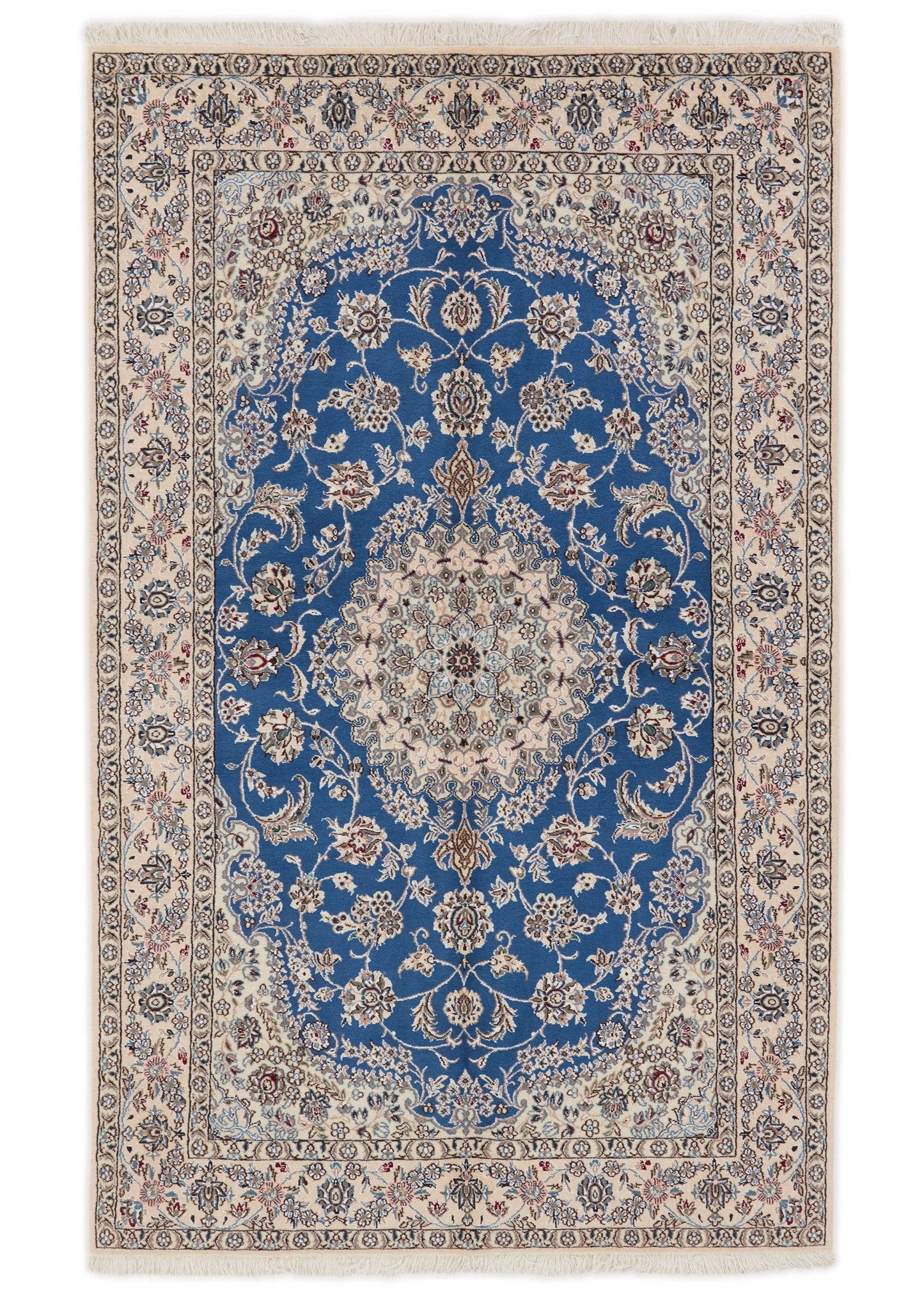 Hand-knotted Oriental Carpet | Unique Nain 98424 (in stock)