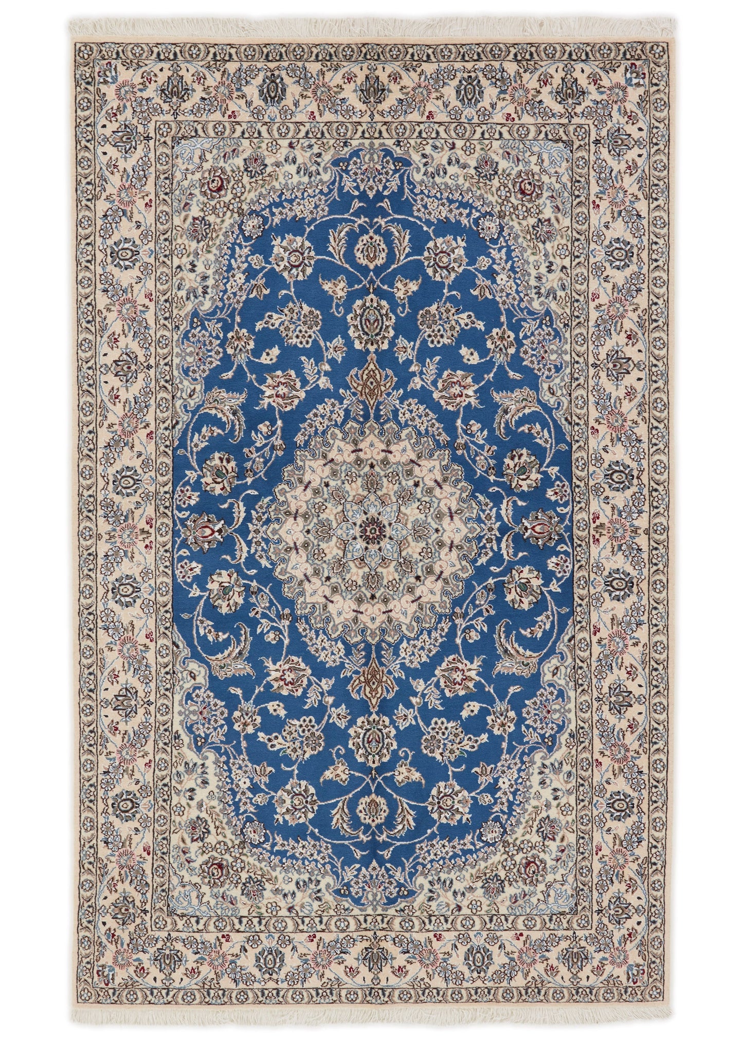 Hand-knotted Oriental Carpet | Unique Nain 98424 (in stock)