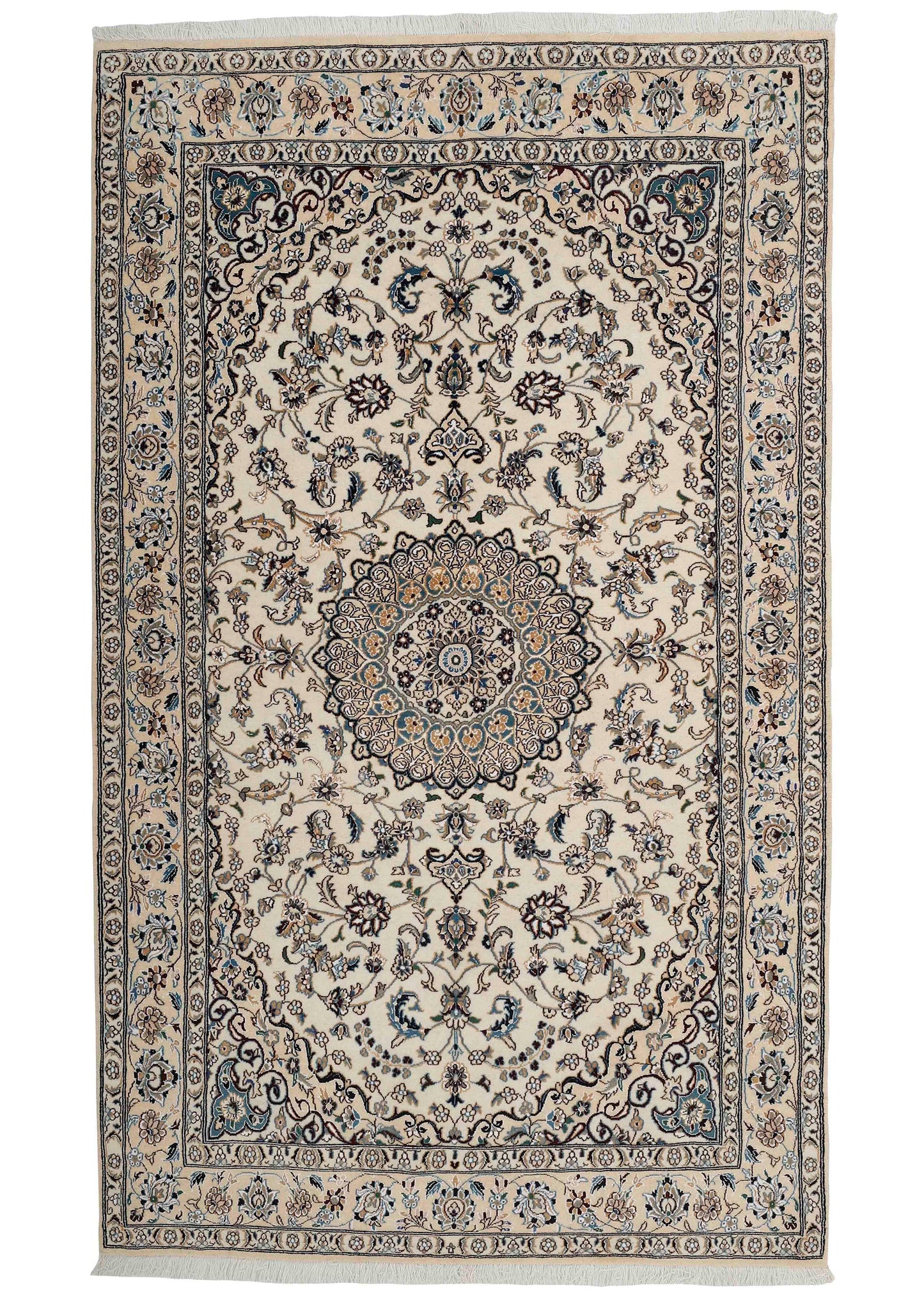 Hand-knotted Oriental Carpet | Unique Nain 98422 (in stock)