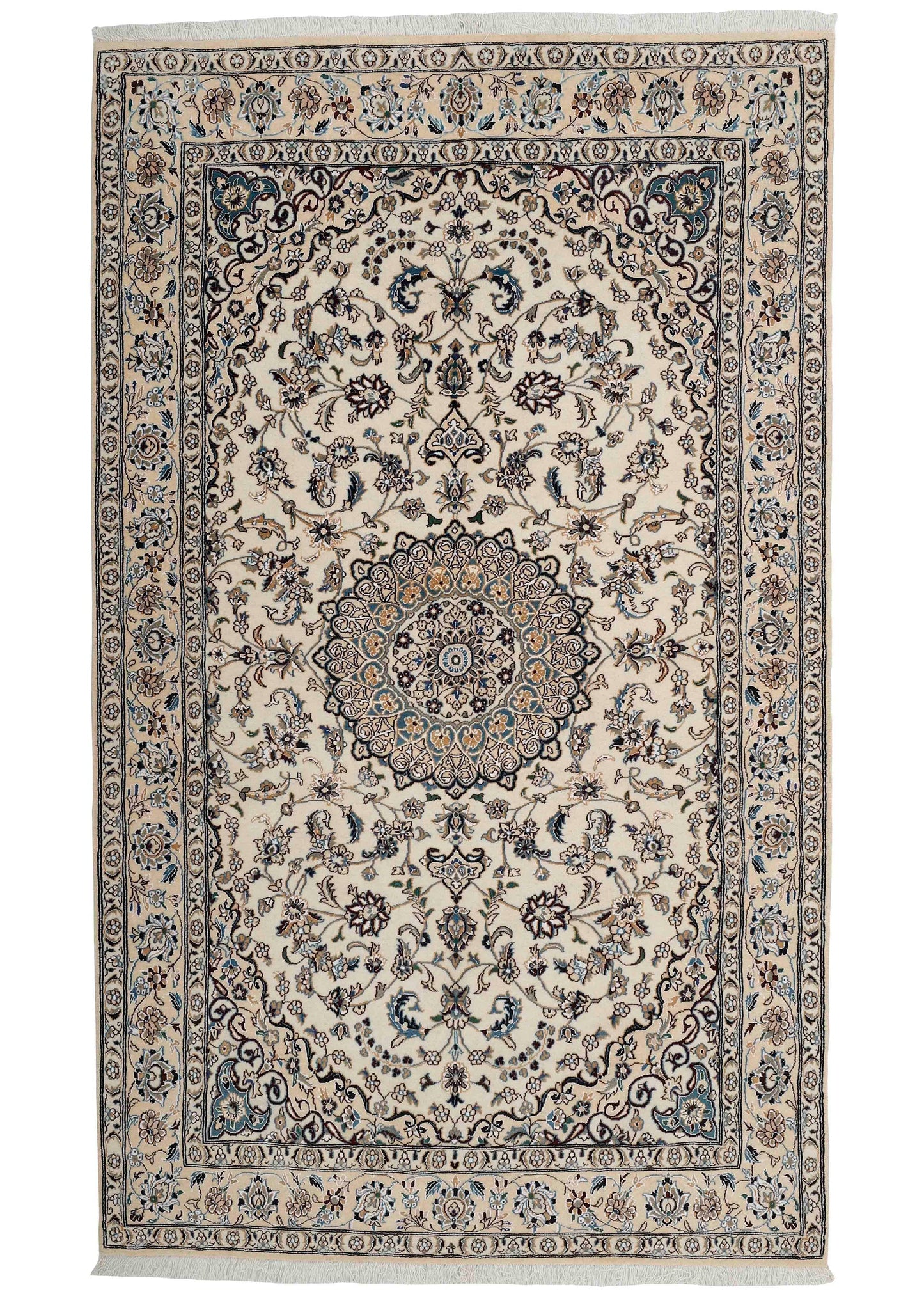 Hand-knotted Oriental Carpet | Unique Nain 98422 (in stock)